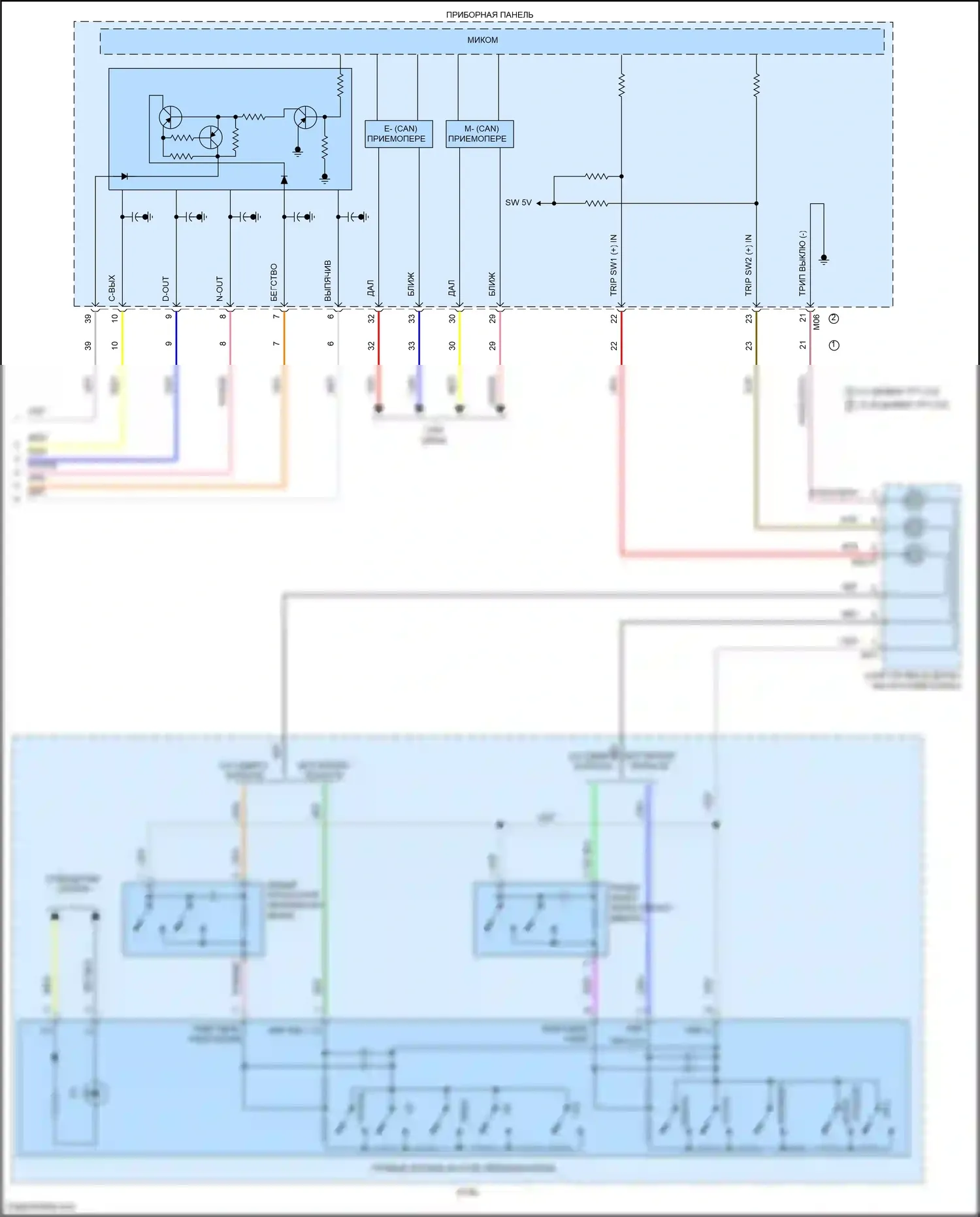 Santa Cruz Hyundai I (2021-2024): 2,5л турбо, электросхема автоматической коробки передач (2 из 2) 