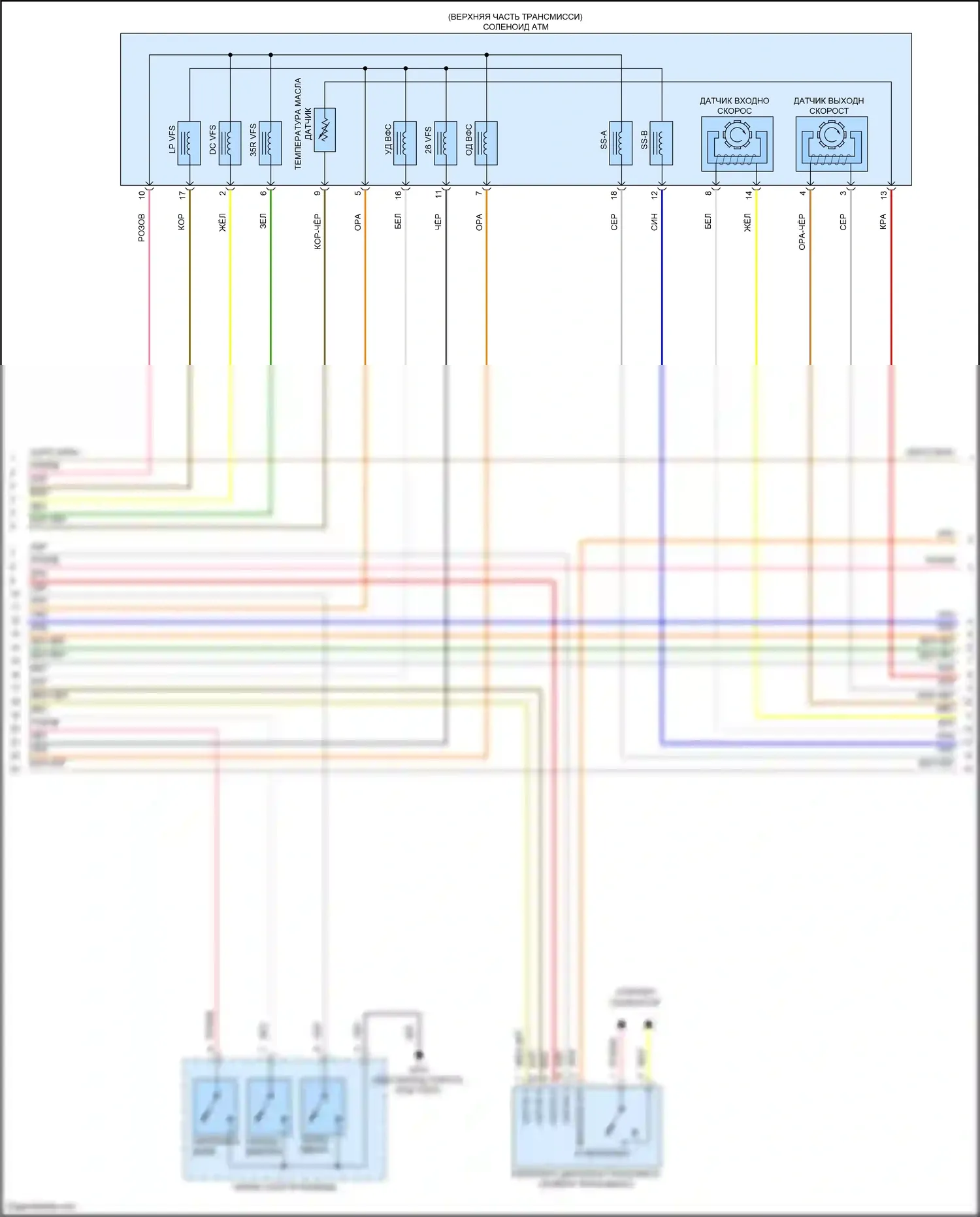 Santa Fe Hyundai III рестайлинг (2015-2018): Электросхема двигателя 2.4л (2 из 7) 