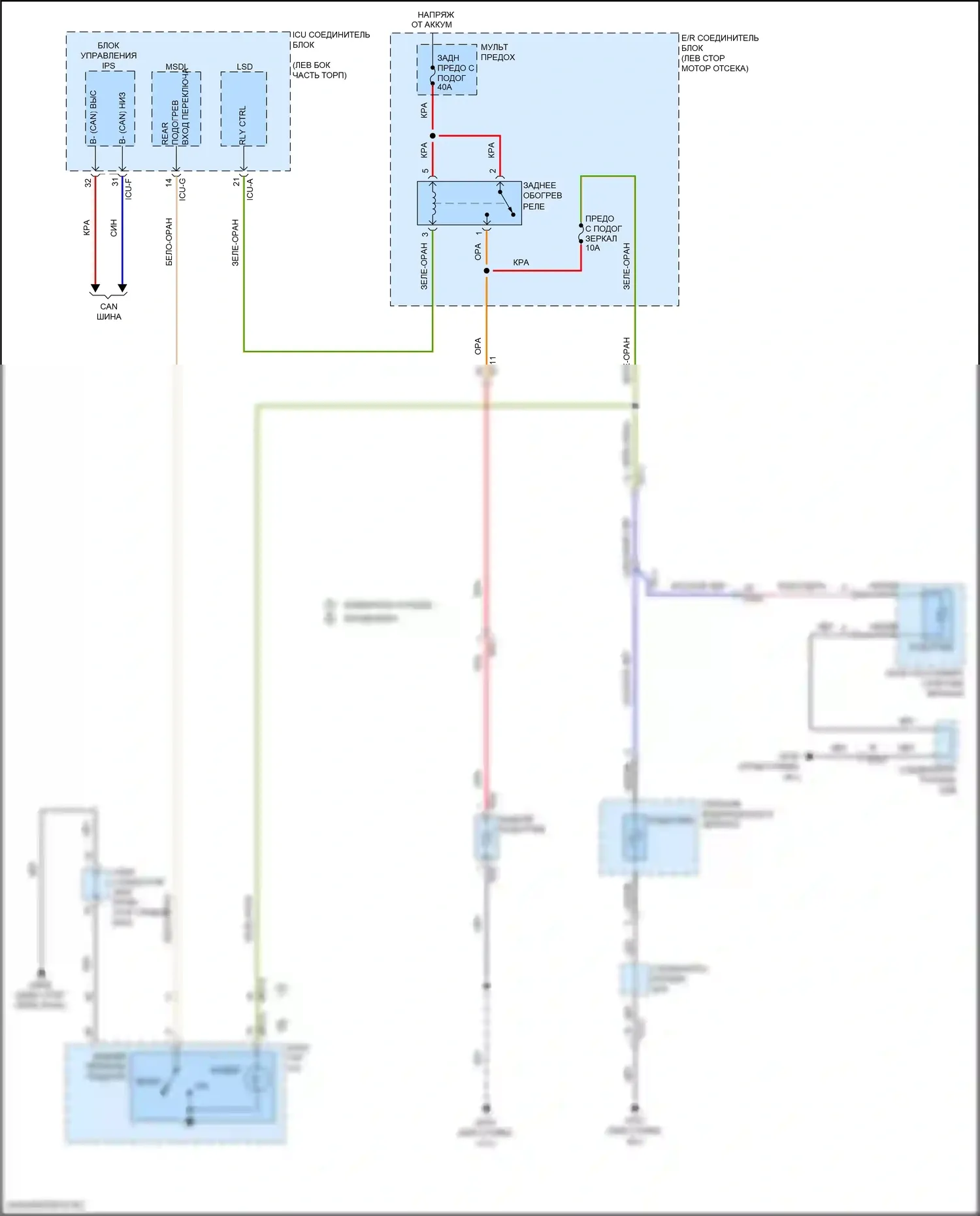 Santa Fe Hyundai IV (2018-2021): Размагничивает монтажную электросхему, без автоматического подогрева 