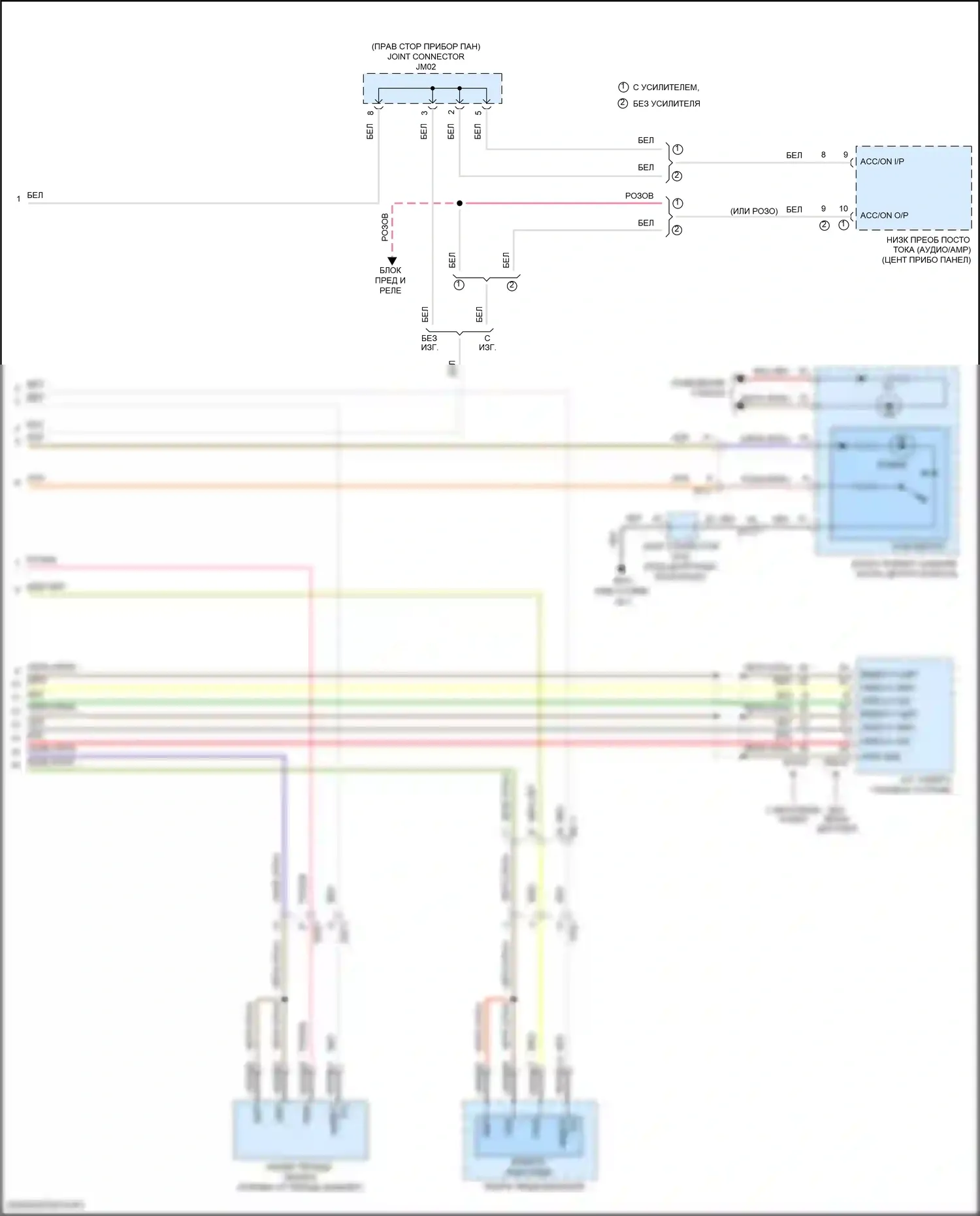 Santa Fe Hyundai IV (2018-2021): Электросхема камеры кругового обзора (2 из 2) 