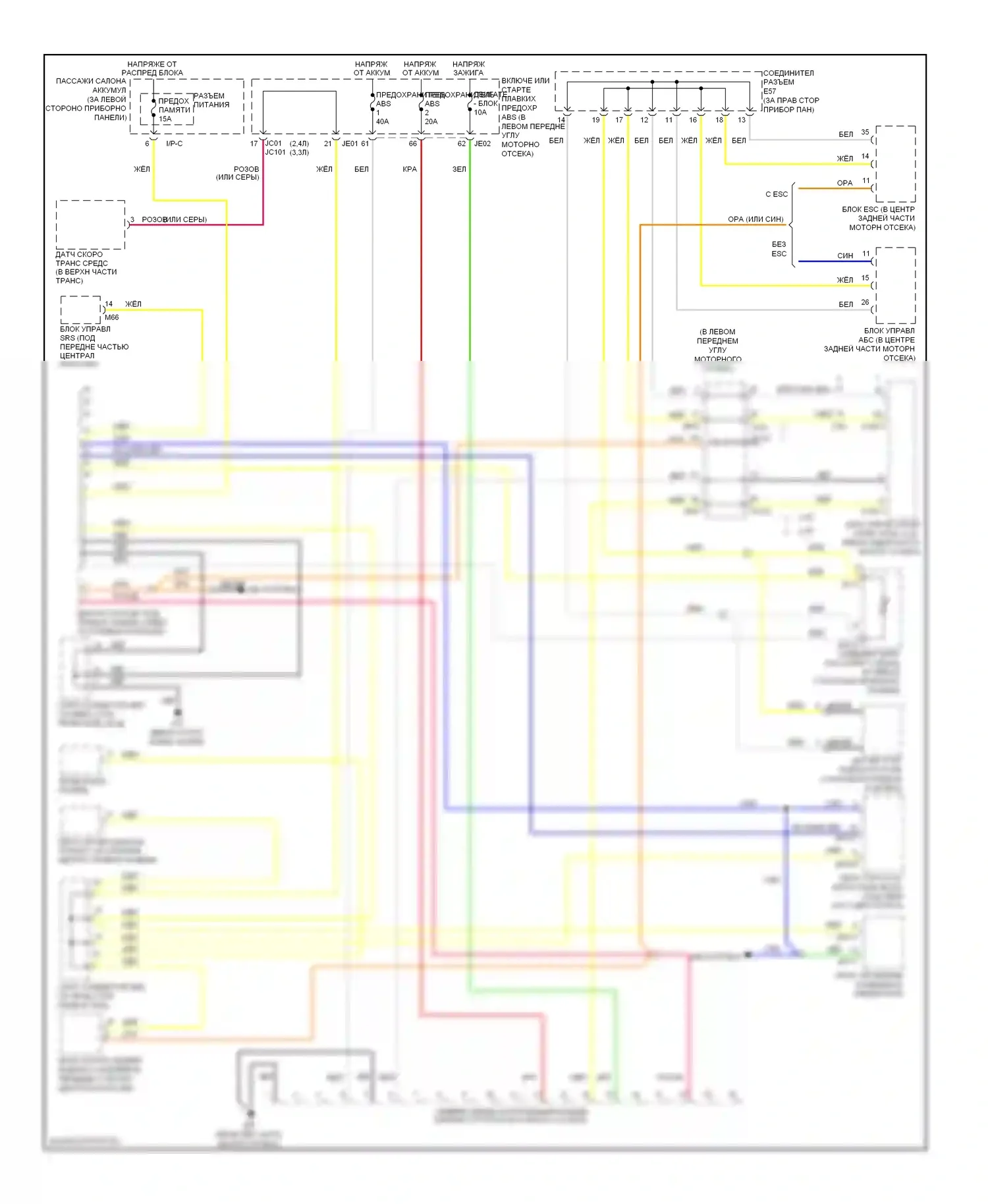 Sonata Hyundai V рестайлинг (2007-2010): Can шина электросхема 