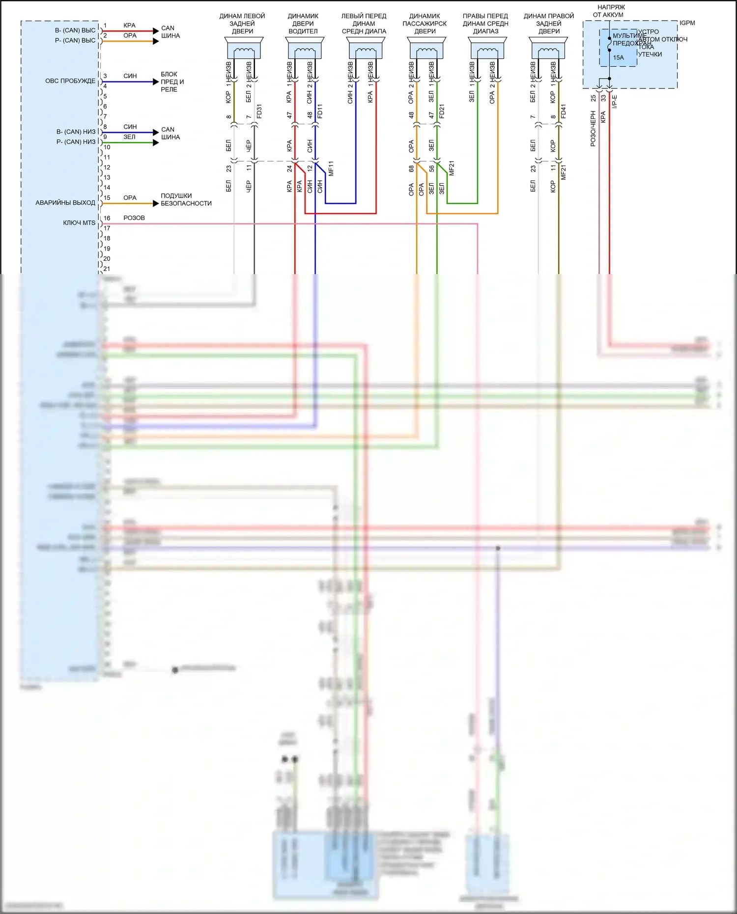 Sonata Hyundai VII рестайлинг (2017-2019): Магнитола, гибрид без навигации и усилителя (1 из 3) 