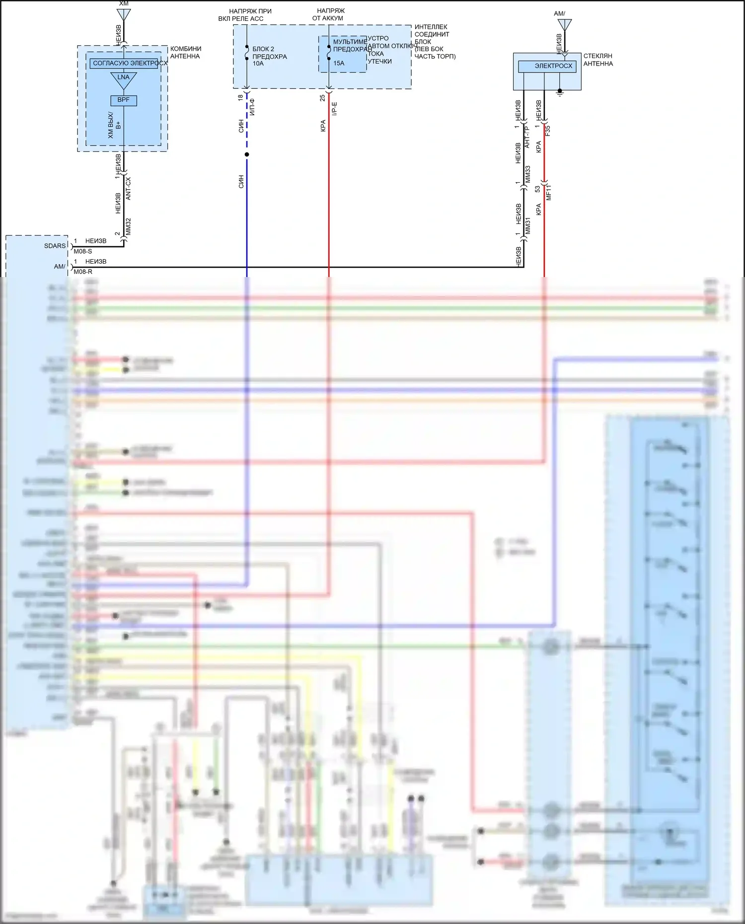 Sonata Hyundai VII (2014-2017): Магнитола, гибрид без навигации, mobis и jbl усилитель (1 из 2) 