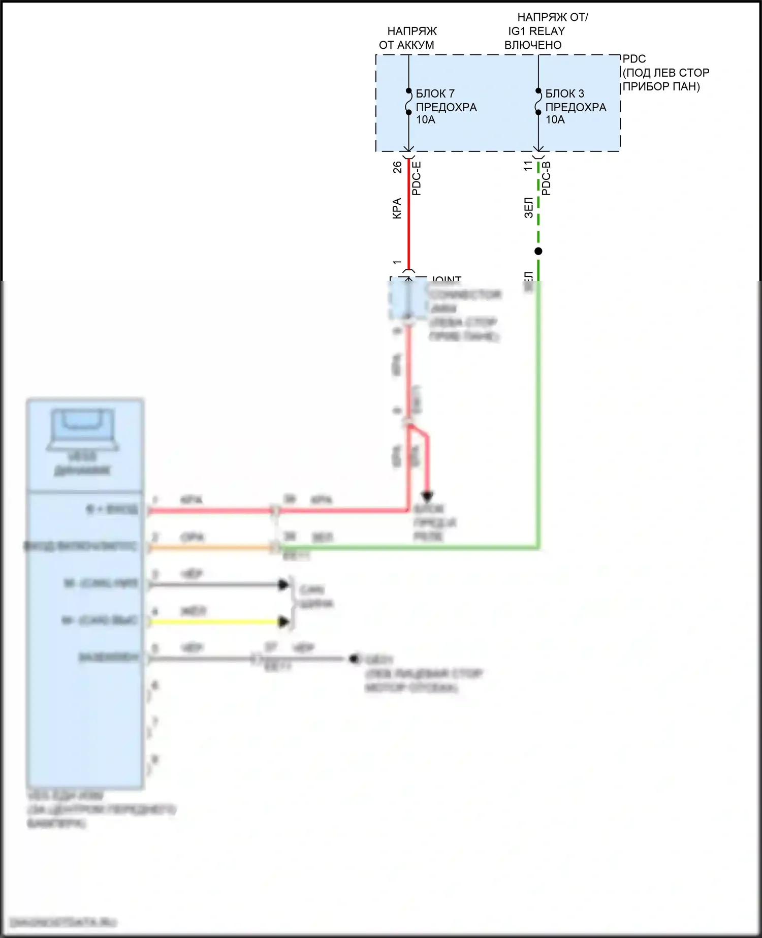 Sonata Hyundai VIII рестайлинг (2023-2024): Электросхема системы звука виртуального двигателя 