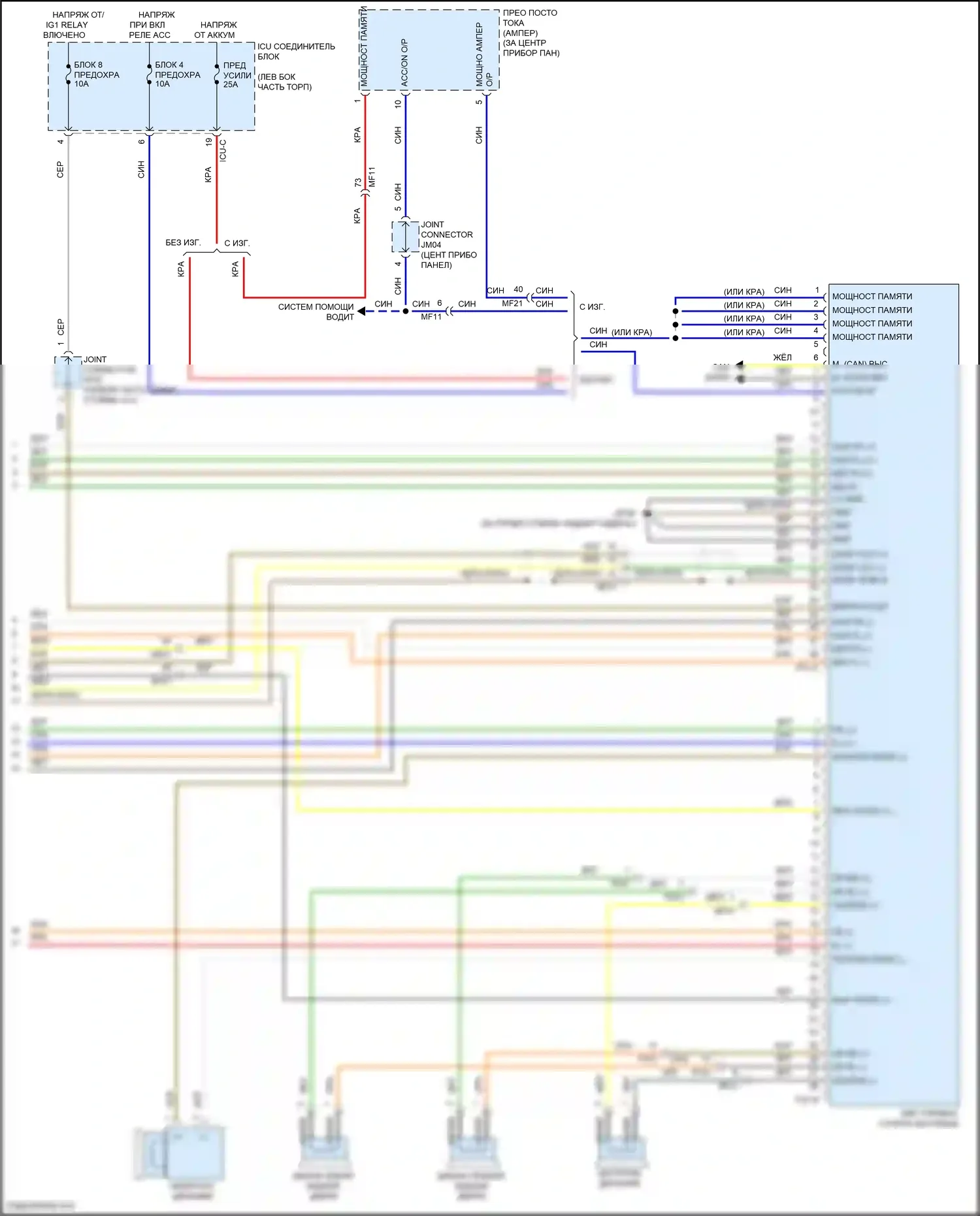 Sonata Hyundai VIII (2019-2023): Магнитола, кроме гибридного без навигации, с усилителем (6 из 6) 