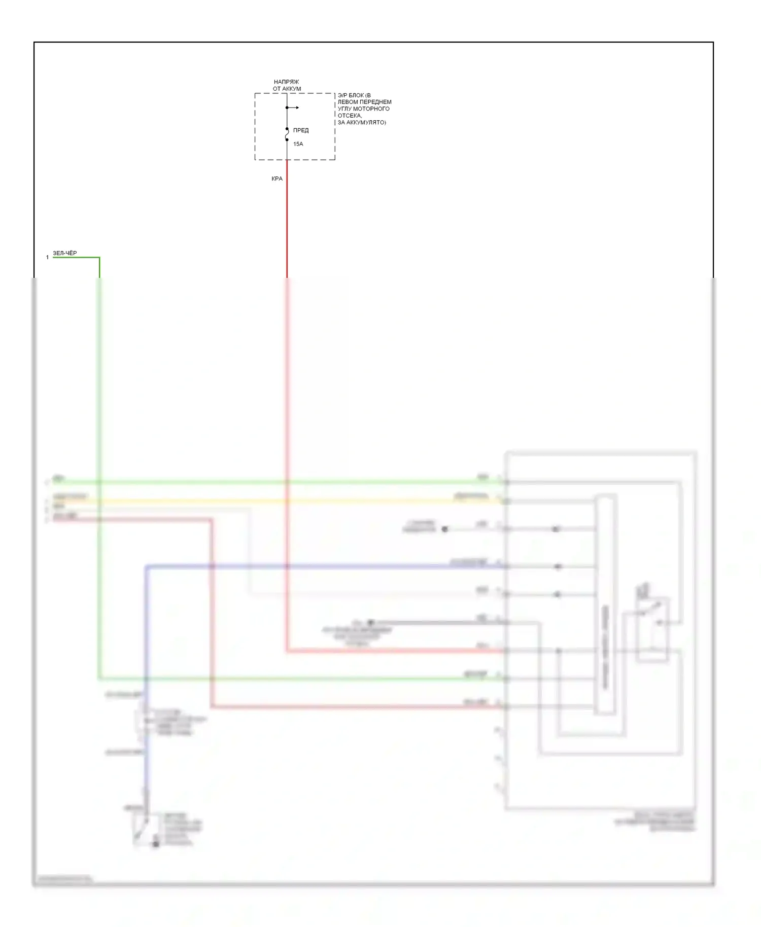Tiburon Hyundai II (2002-2007): Электросхема фар, с дрелью (2 из 2) 