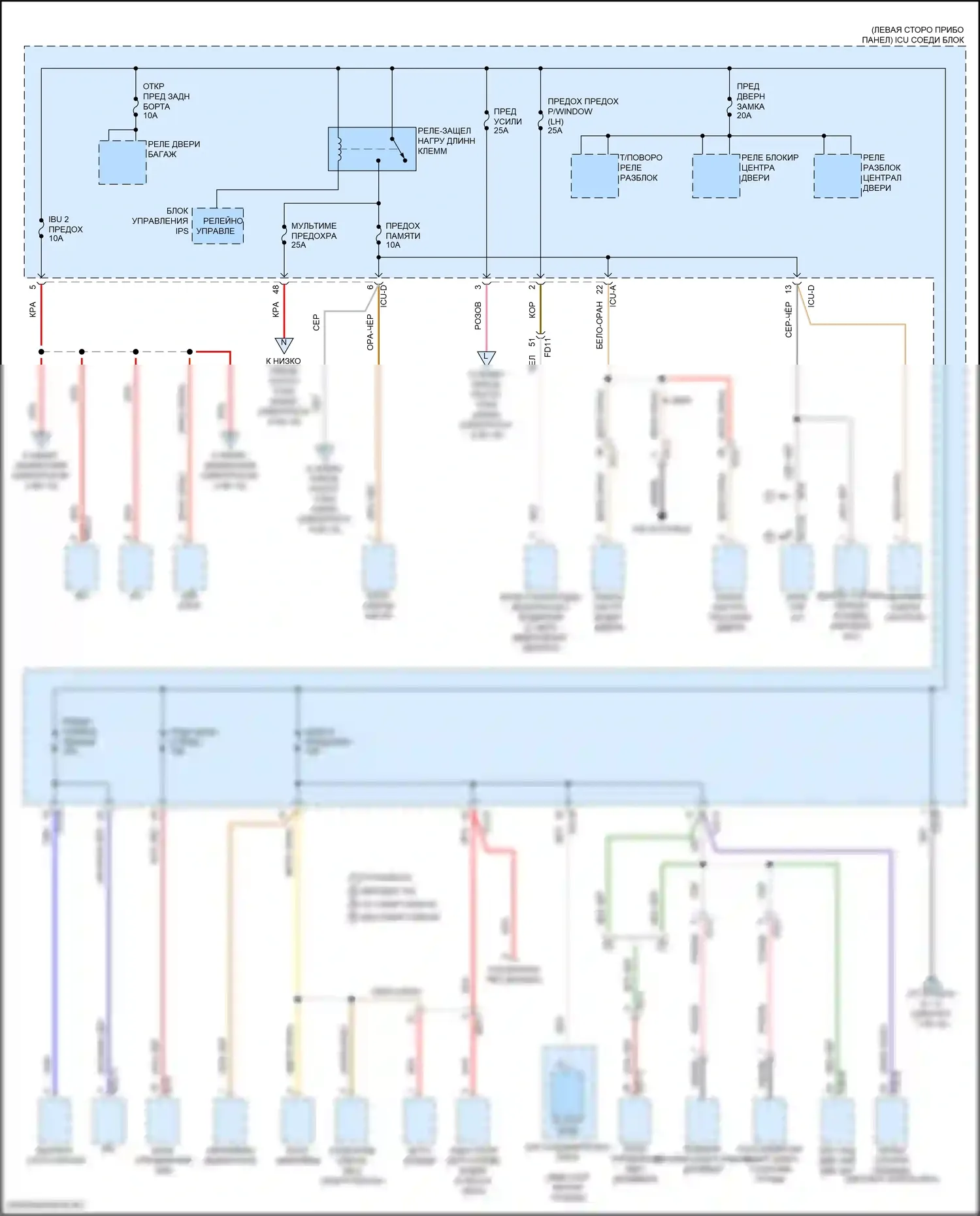 Tucson Hyundai IV (2020-2024): 2,5л, электросхема блока предохранителей реле, nx4a (3 из 10) 