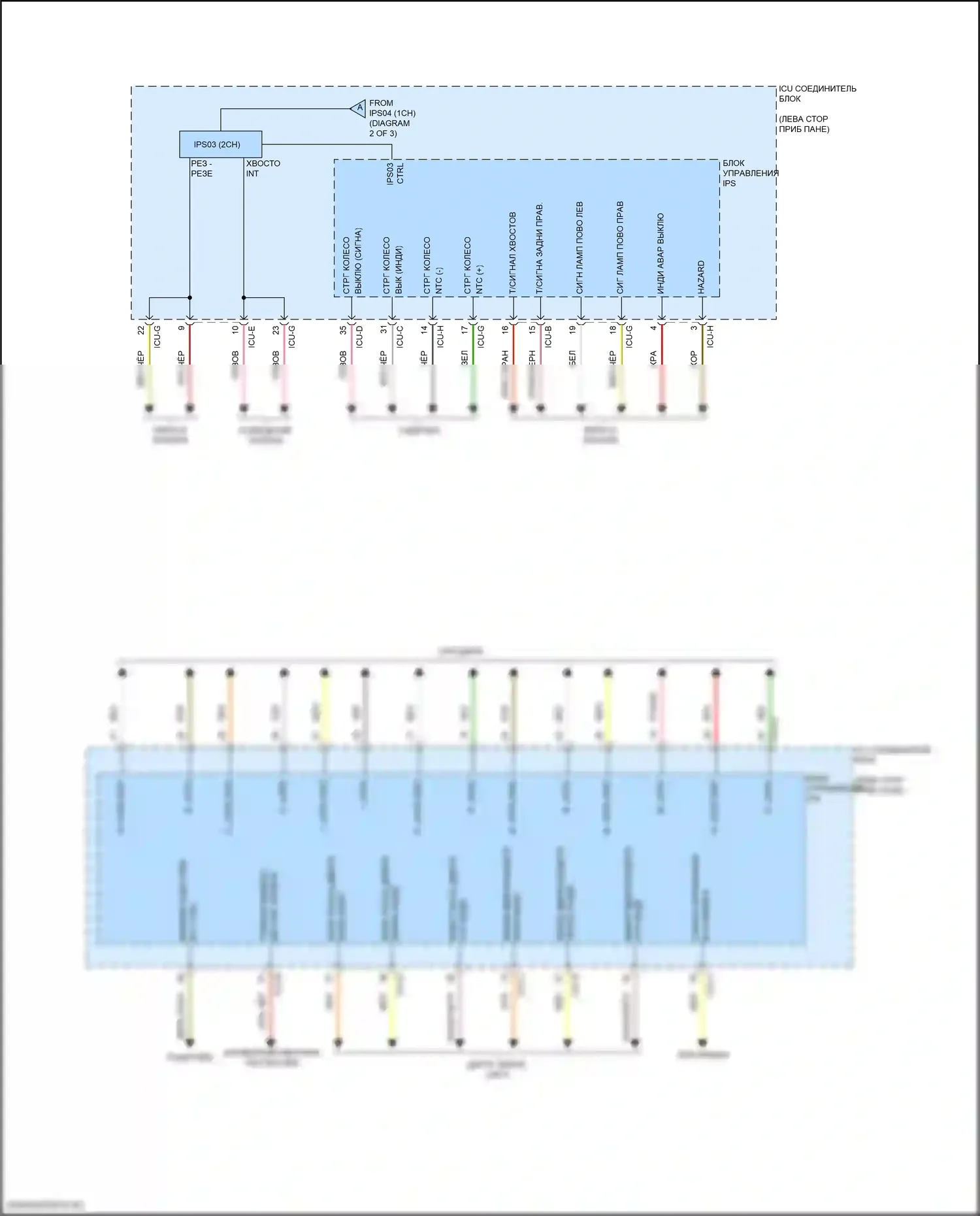Tucson Hyundai IV (2020-2024): Электросхема блока управления ips, за исключением гибридного nx4 (3 из 3) 
