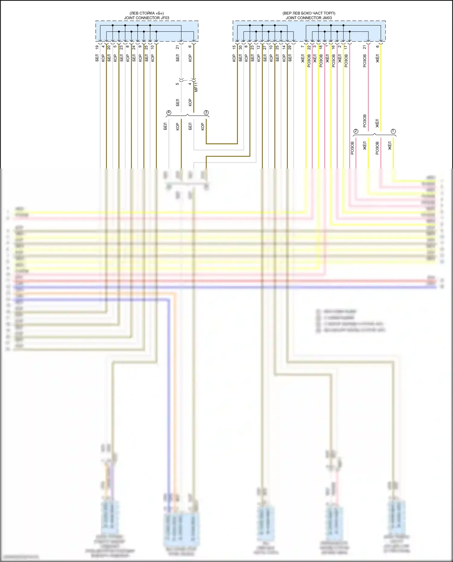 Tucson Hyundai IV (2020-2024): Can шина электросхема, за исключением гибридной nx4a (4 из 6) 