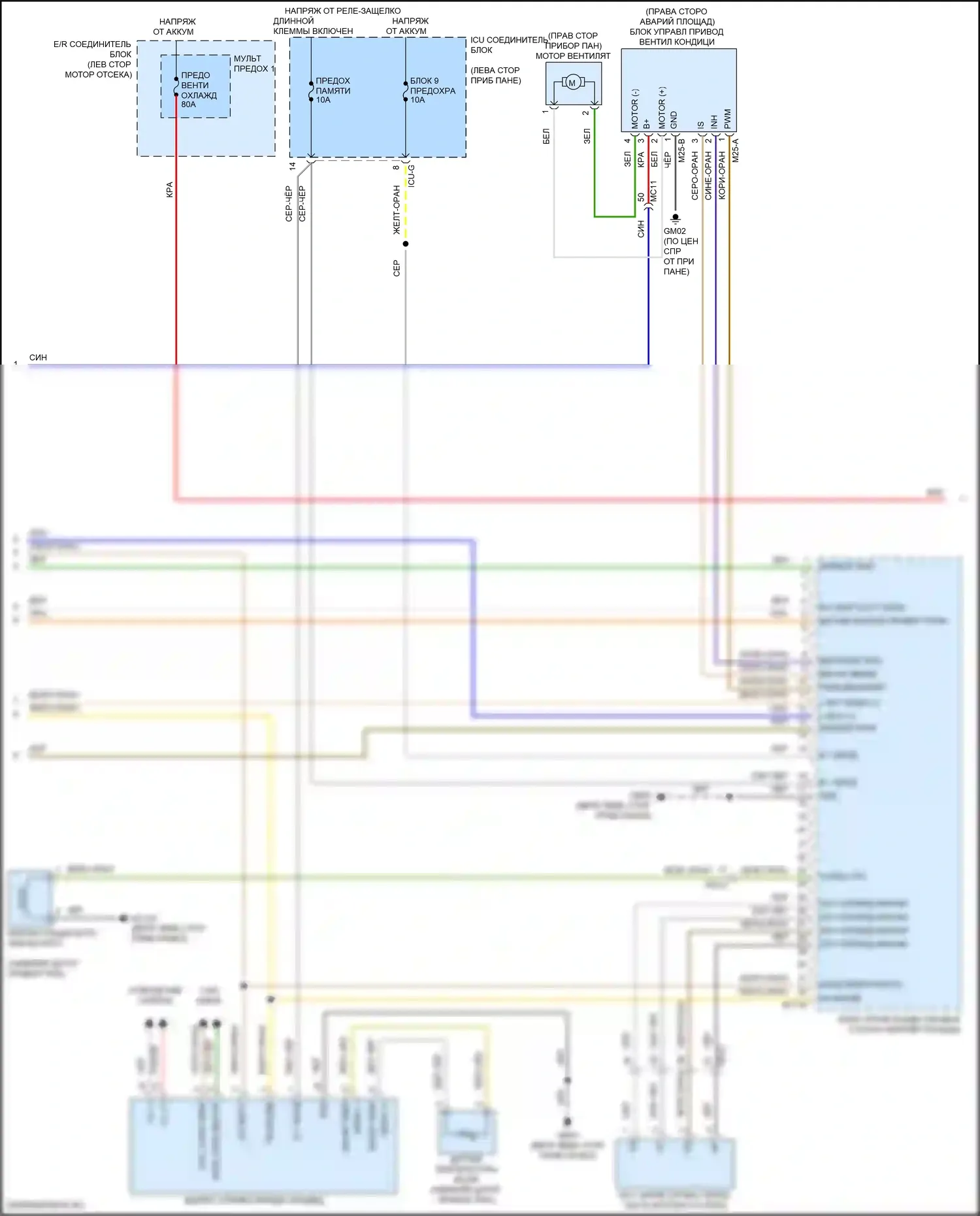 Tucson Hyundai IV (2020-2024): Электросхема климат контроля, подключаемый гибрид (4 из 5) 