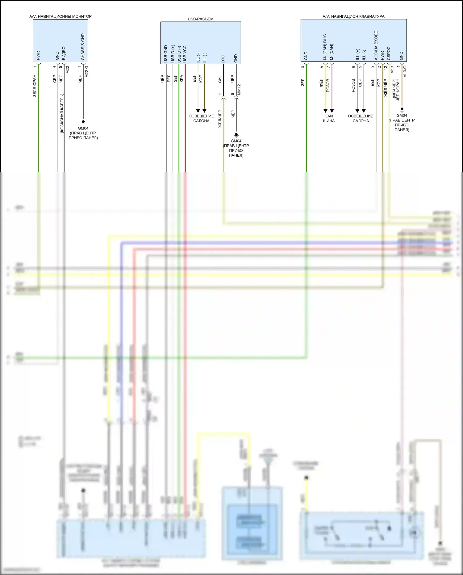 Tucson Hyundai IV (2020-2024): Магнитола, гибридная с навигацией, без усилителя (2 из 4) 