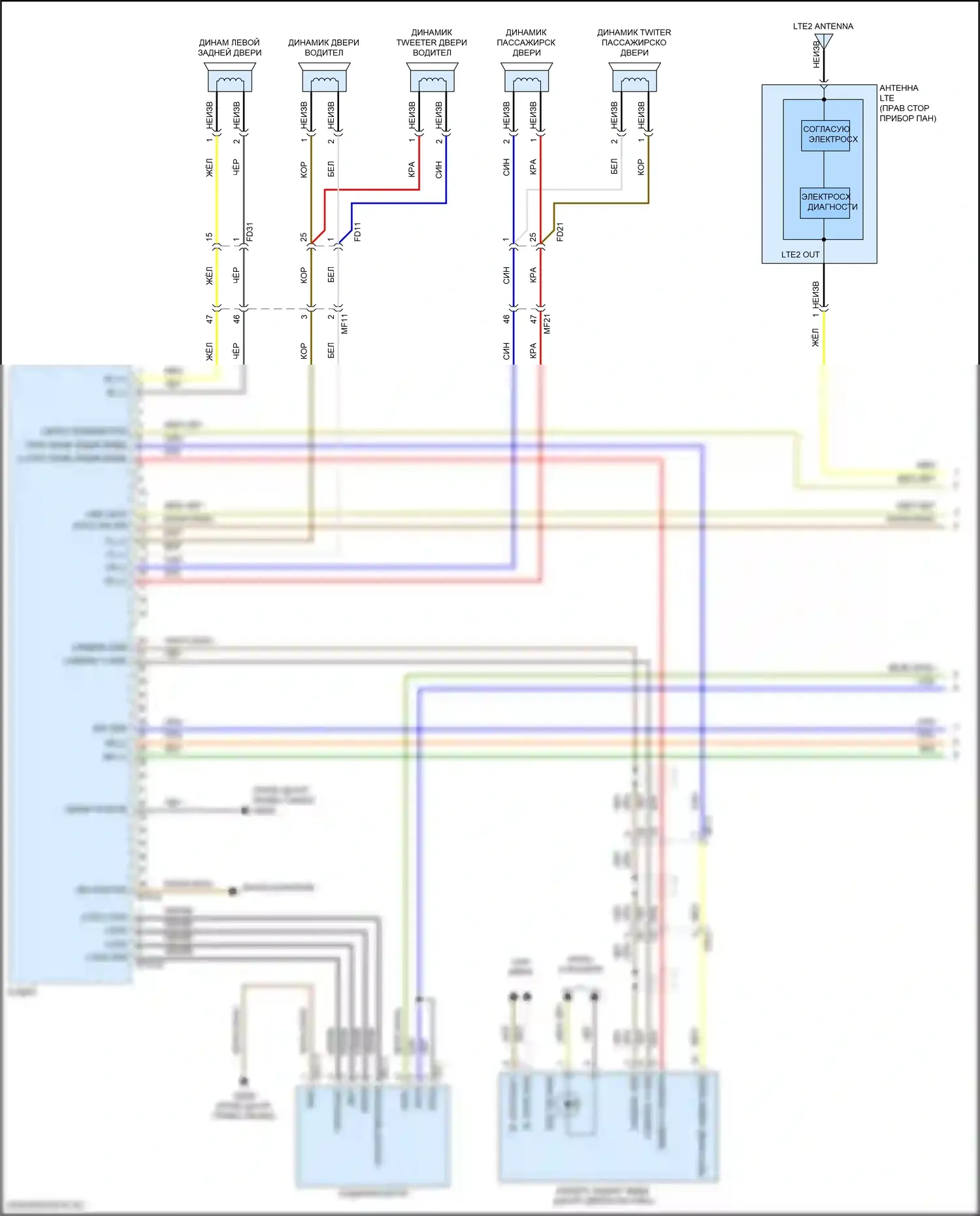 Tucson Hyundai IV (2020-2024): Магнитола, кроме гибридного nx4 без навигации и усилителя (1 из 3) 