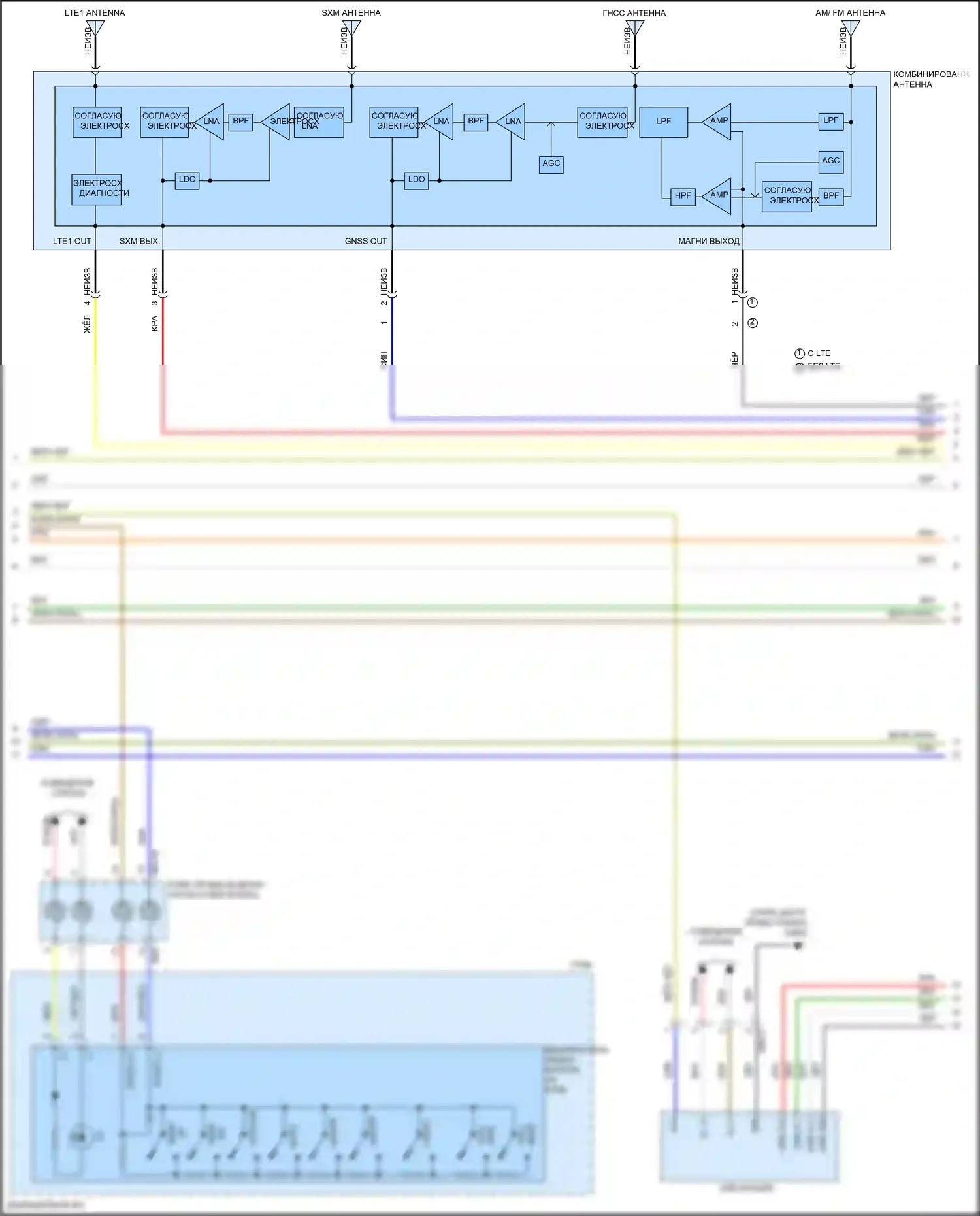 Tucson Hyundai IV (2020-2024): Магнитола, кроме гибридного nx4 без навигации, с усилителем (2 из 4) 