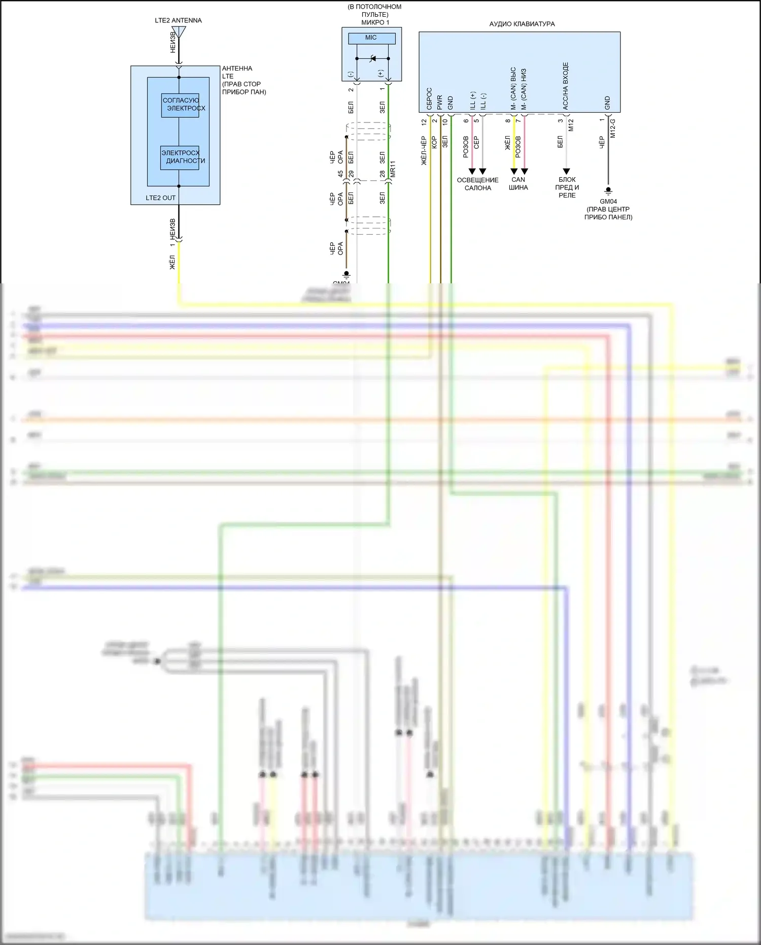Tucson Hyundai IV (2020-2024): Магнитола, кроме гибридного nx4 без навигации, с усилителем (3 из 4) 