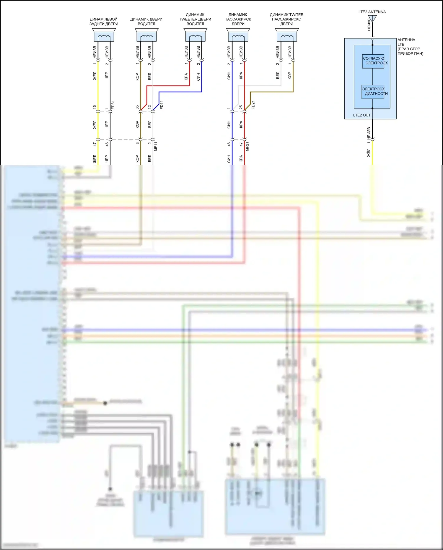 Tucson Hyundai IV (2020-2024): Магнитола, кроме гибридного nx4a без навигации и усилителя (1 из 3) 