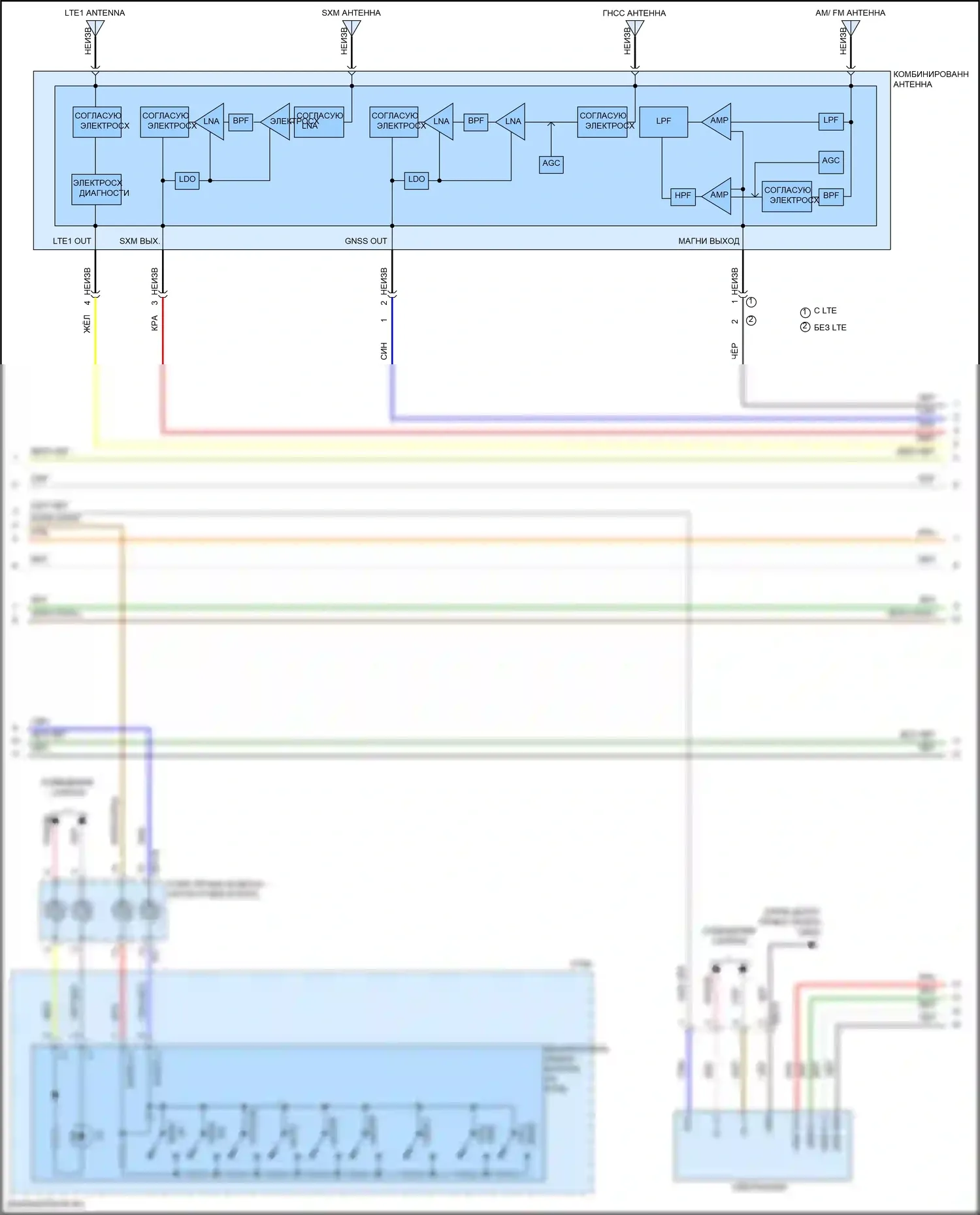 Tucson Hyundai IV (2020-2024): Магнитола, кроме гибридного nx4a без навигации, с усилителем (2 из 4) 