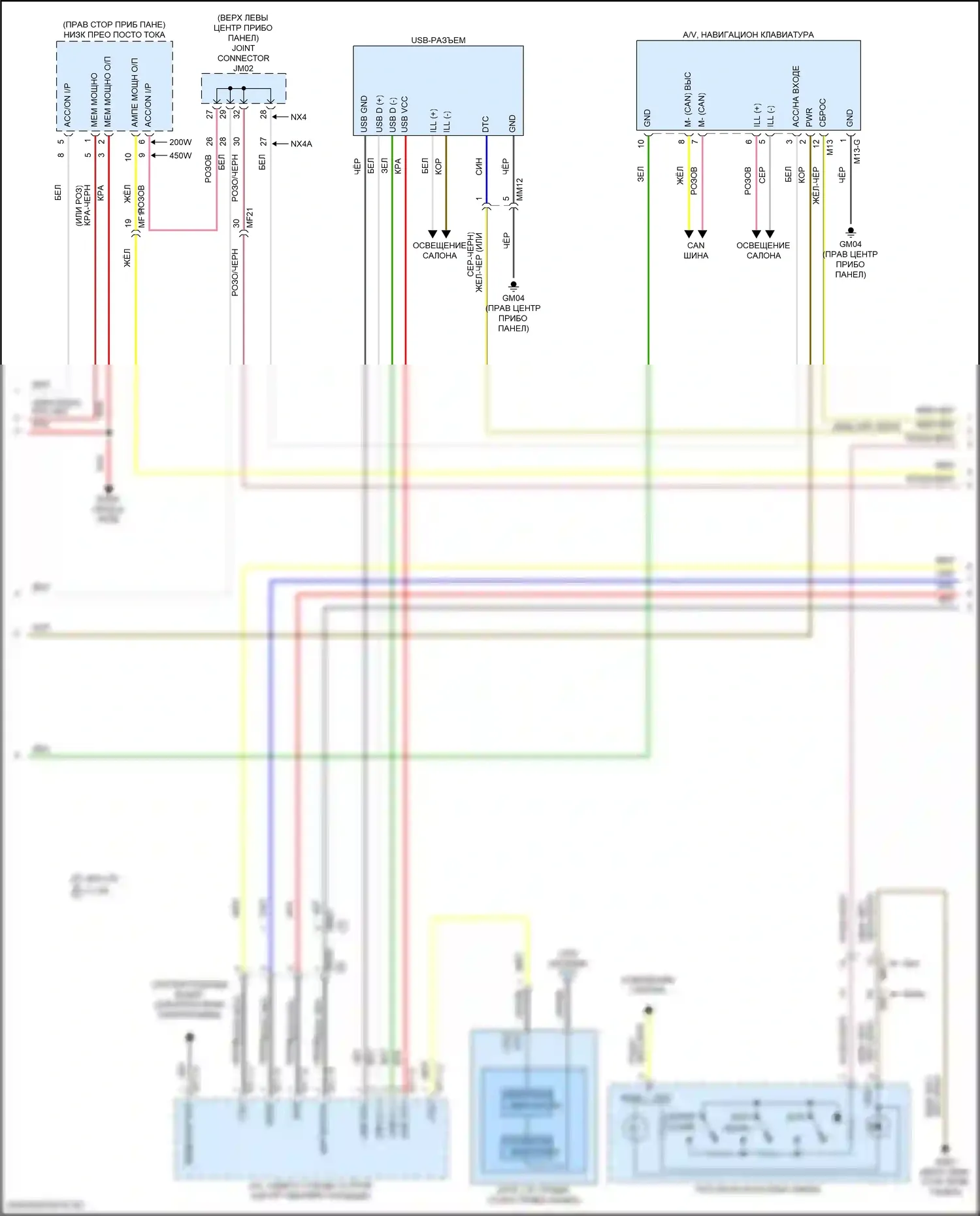 Tucson Hyundai IV (2020-2024): Магнитола, кроме гибридного с навигацией и усилителем (2 из 5) 