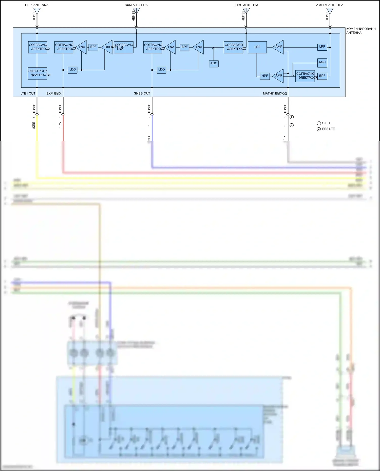 Tucson Hyundai IV (2020-2024): Магнитола, за исключением гибридного nx4a без навигации и усилителя (2 из 3) 