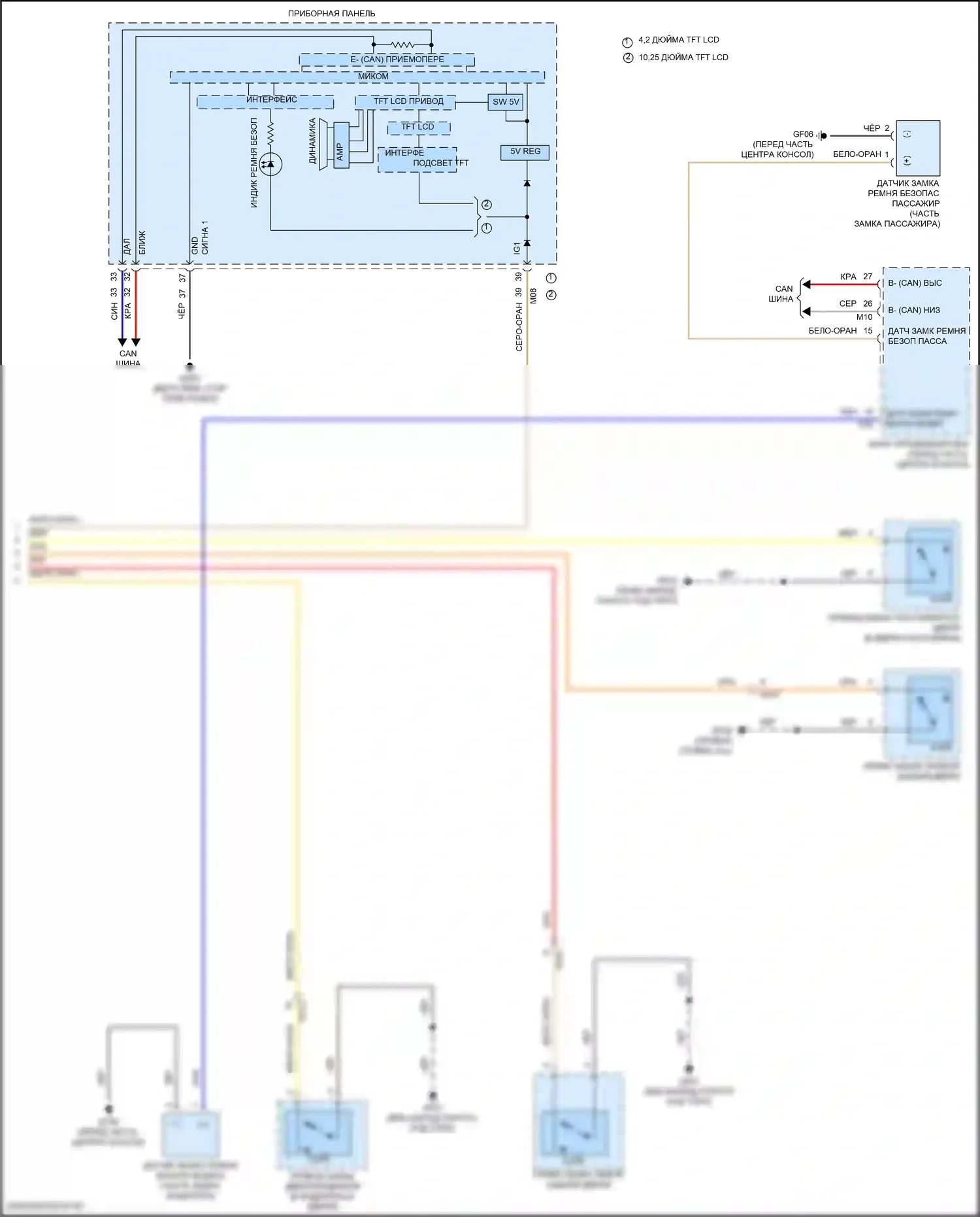 Tucson Hyundai IV (2020-2024): Электросхема, гибридная (2 из 2) 