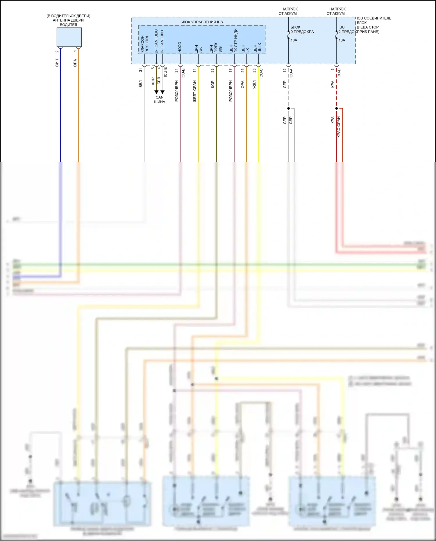 Tucson Hyundai IV (2020-2024): Электросхема защиты от взлома, nx4a с nfc (3 из 5) 