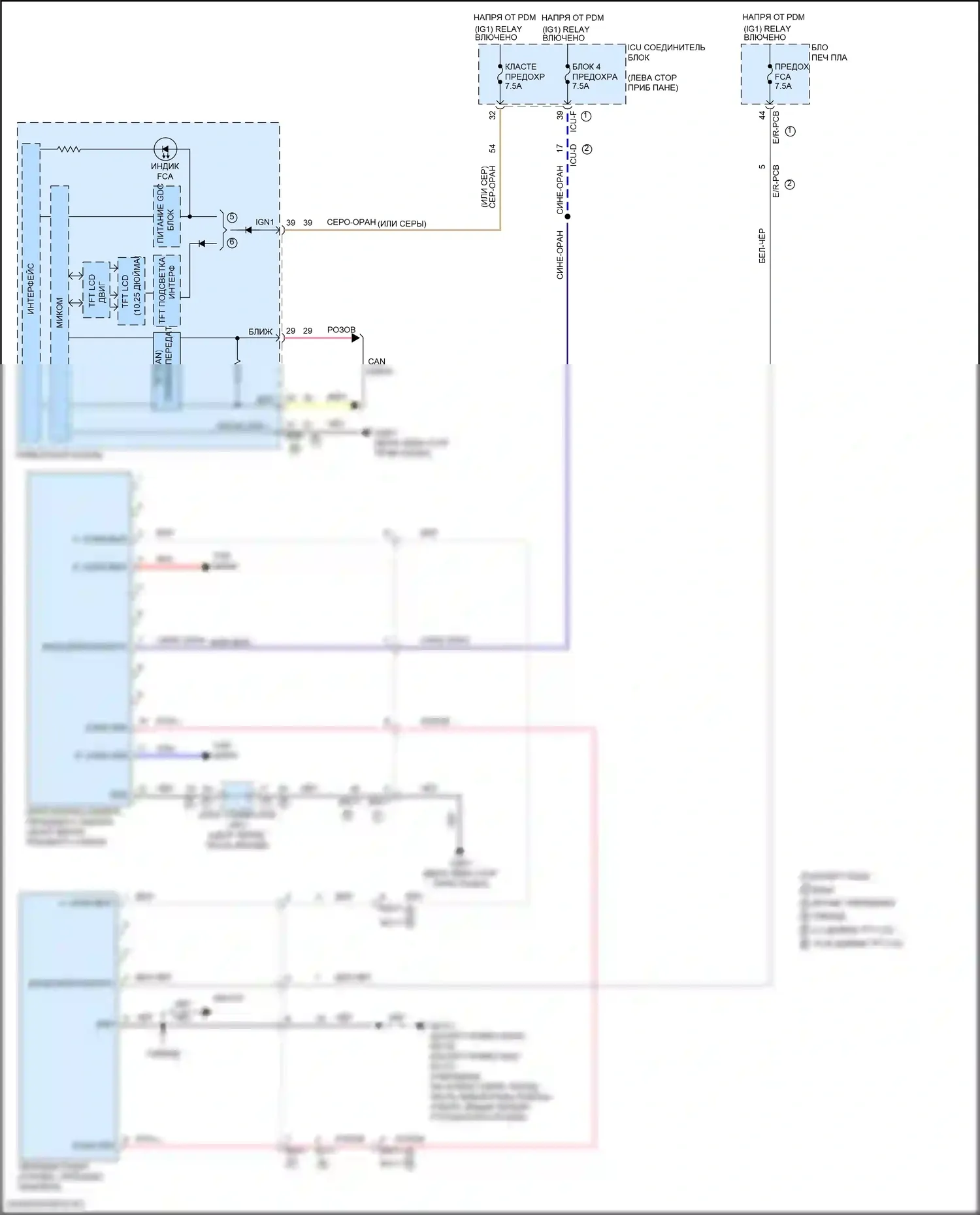 Tucson Hyundai IV (2020-2024): Электросхема помощи в удержании полосы движения 