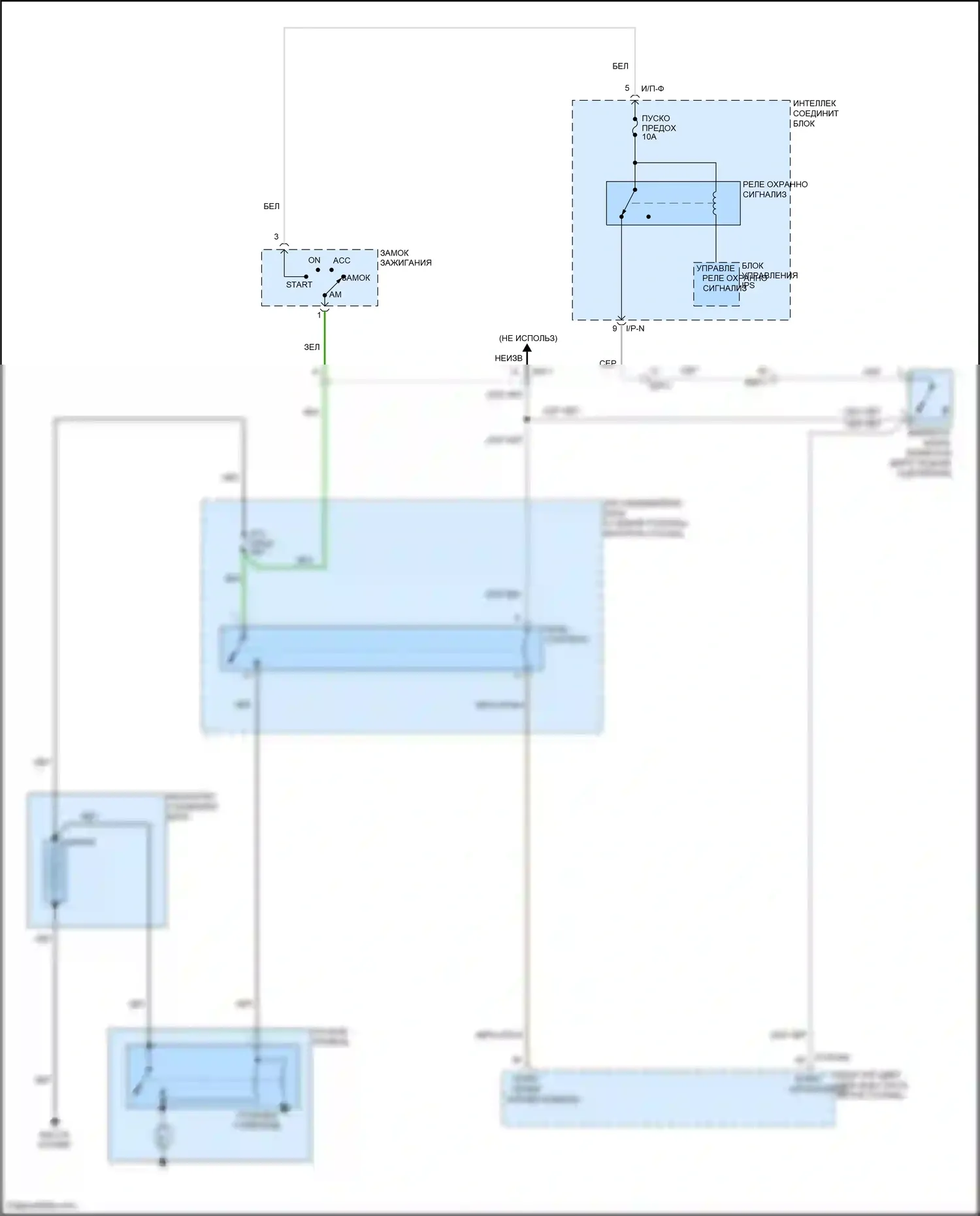Veloster Hyundai I рестайлинг (2015-2017): 1.6l, электросхема стартера, без двойного сцепления и смарт-ключа 