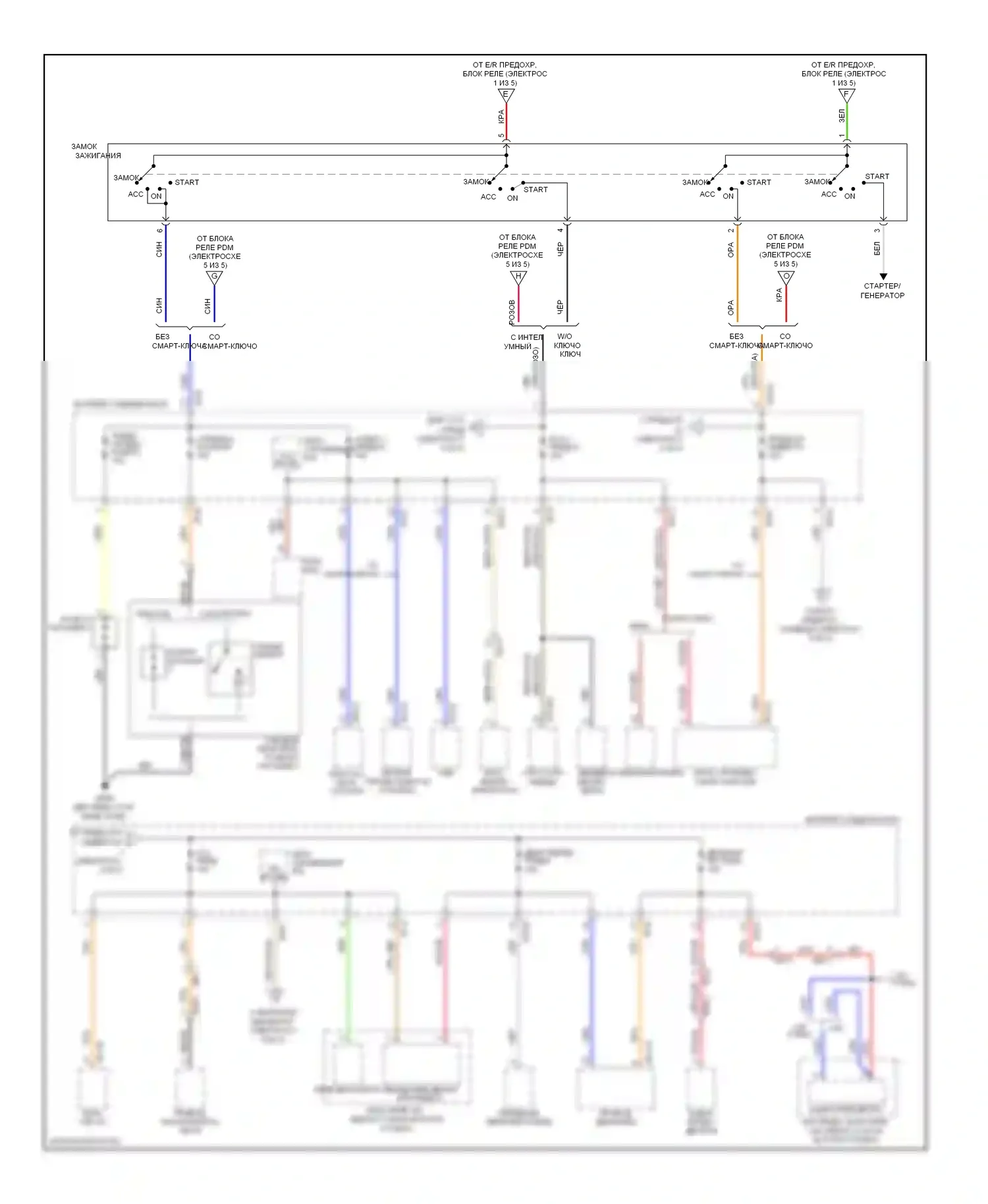 Veloster Hyundai I (2011-2015): Электросхема блока предохранителей реле (2 из 5) 