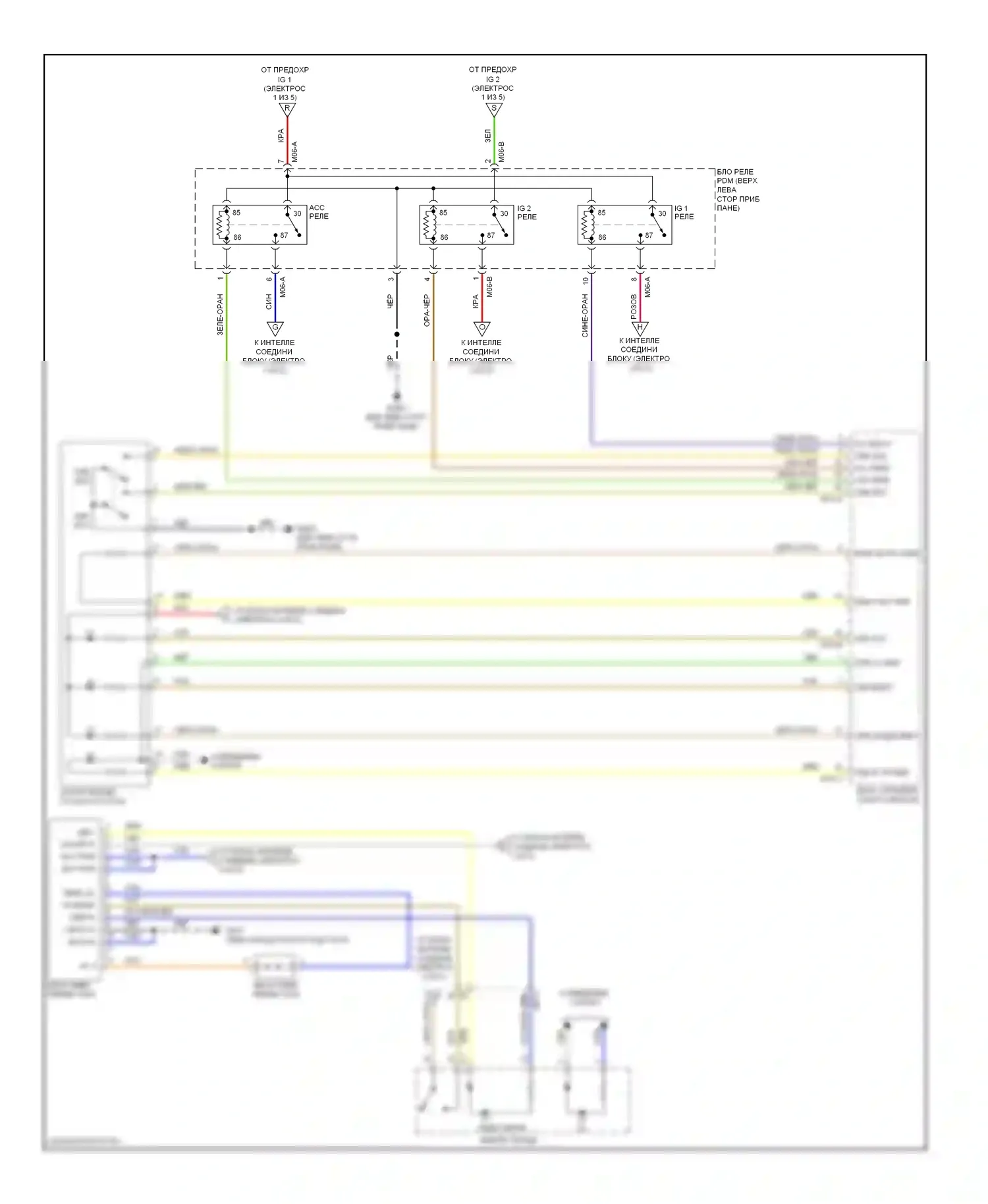 Veloster Hyundai I (2011-2015): Электросхема блока предохранителей реле (5 из 5) 