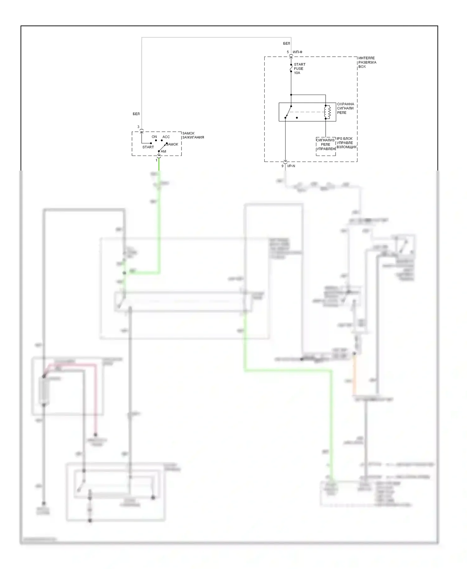 Veloster Hyundai I (2011-2015): 1,6л турбо, электросхема стартера, без смарт-ключа 