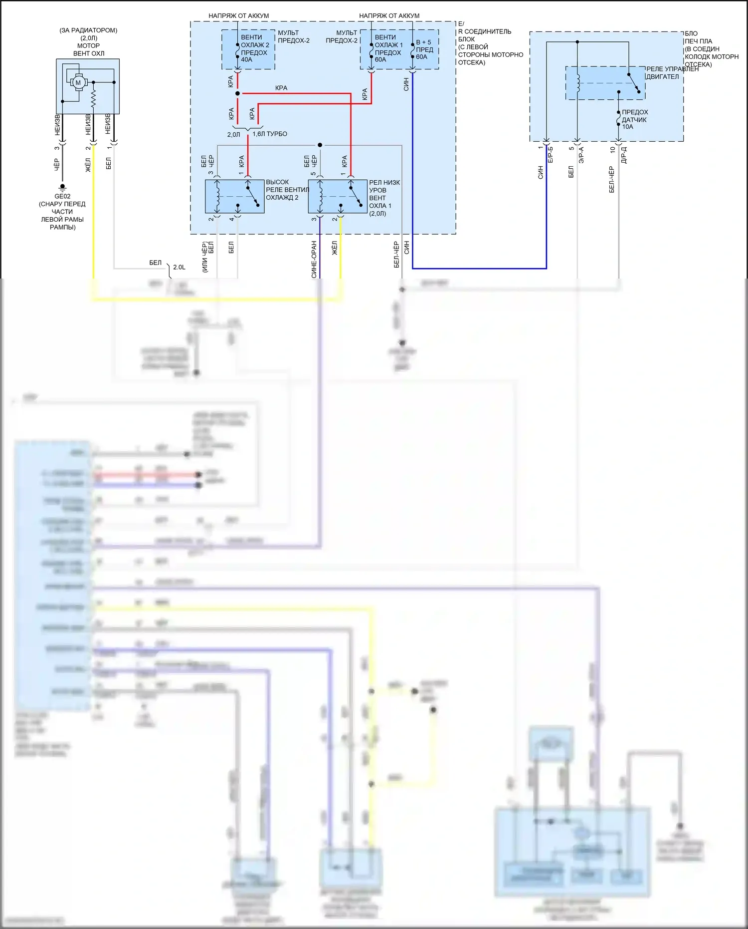 Veloster Hyundai II (2018-2024): Электросхема климат контроля (4 из 4) 