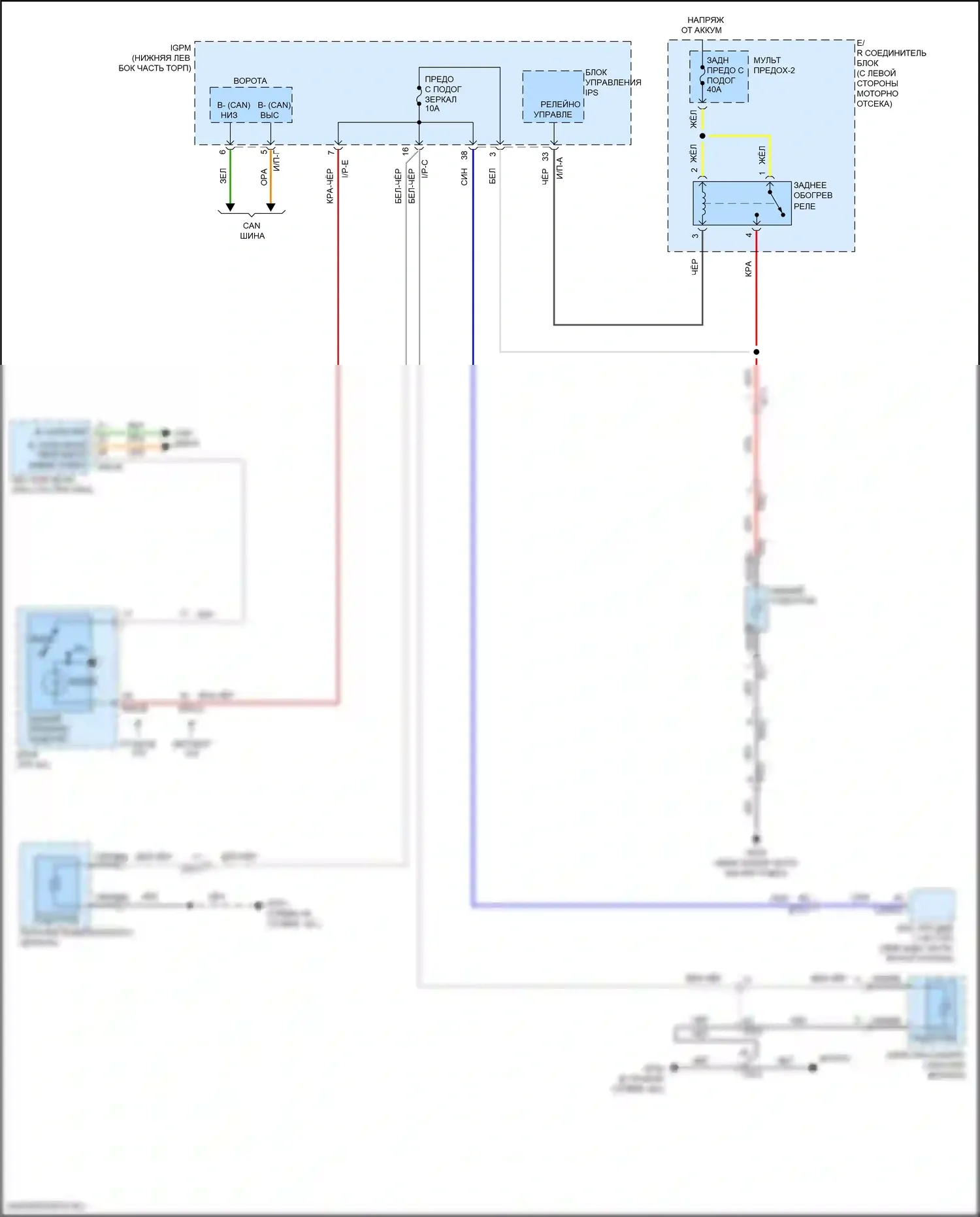 Veloster Hyundai II (2018-2024): Размагничивает монтажную электросхему, без автоматического подогрева 