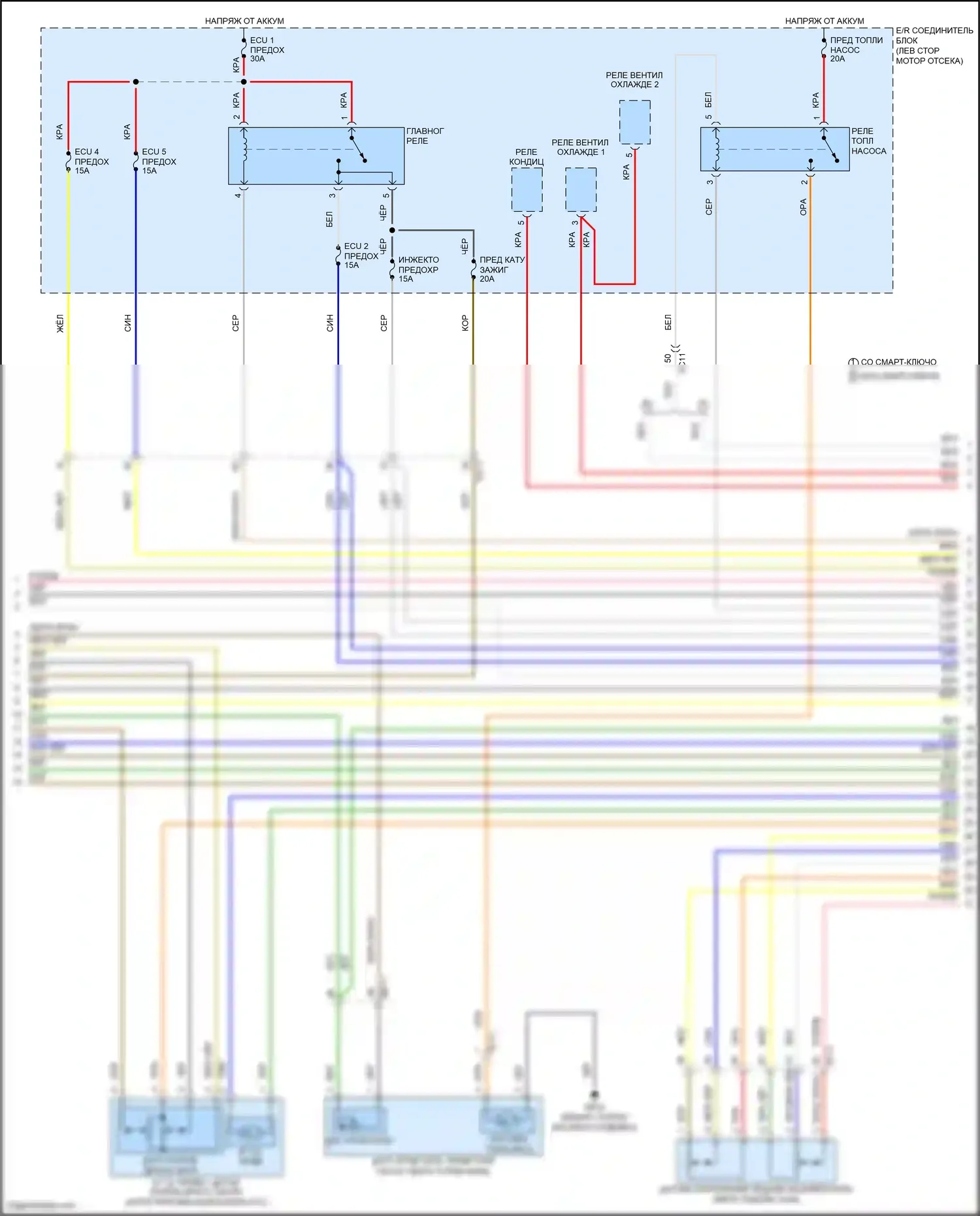 Venue Hyundai I (2019-2024): Электросхема двигателя 1.6l, cvt (5 из 7) 