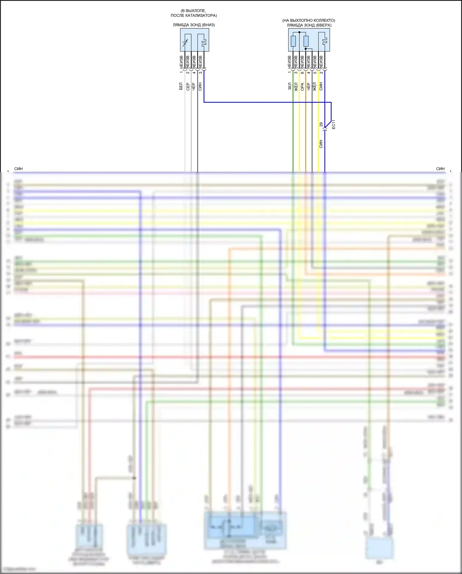 Venue Hyundai I (2019-2024): Электросхема двигателя 1.6l, ручной коробки передач (2 из 7) 