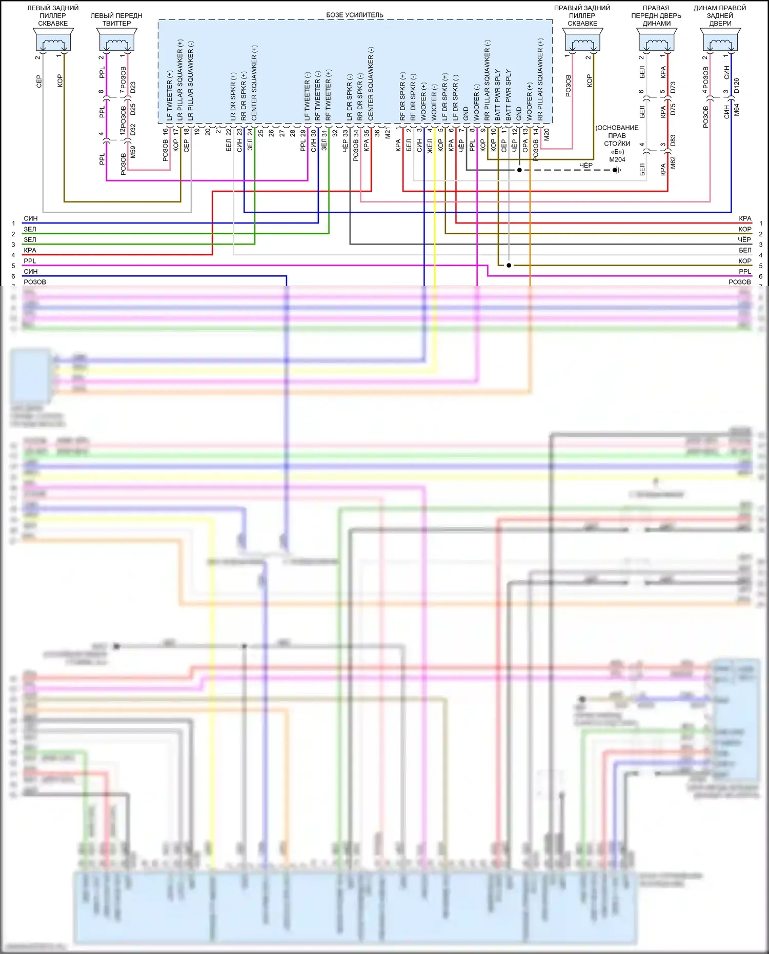 Q30 Infiniti I (2015-2019): Электросхема навигации (3 из 5) 