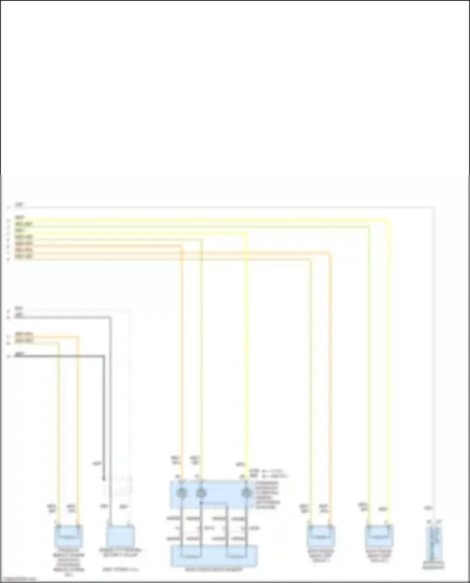 Q60 Infiniti II (2016-2024): Электросхема подушек безопасности (3 из 3) 