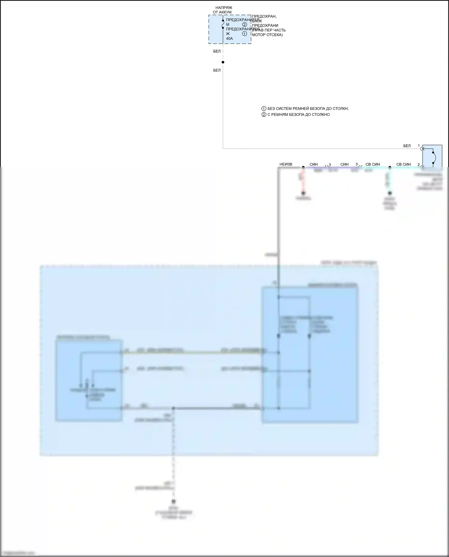 Q60 Infiniti II (2016-2024): Поясничная электросхема, с боковой опорой 