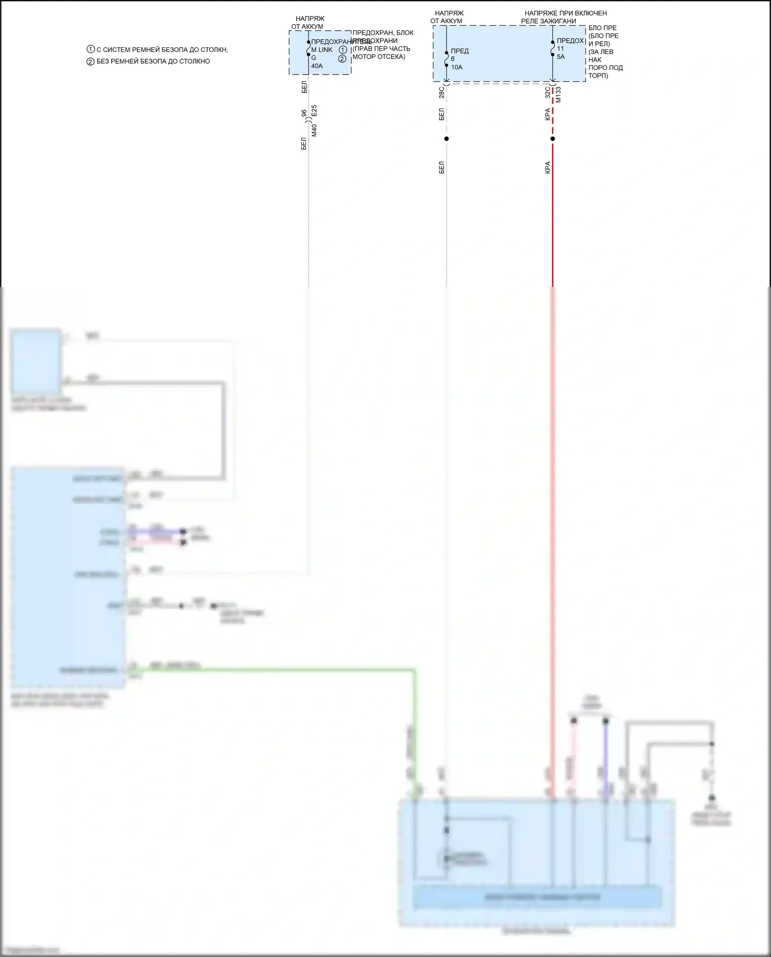 Q60 Infiniti II (2016-2024): Электросхема иммобилайзера 