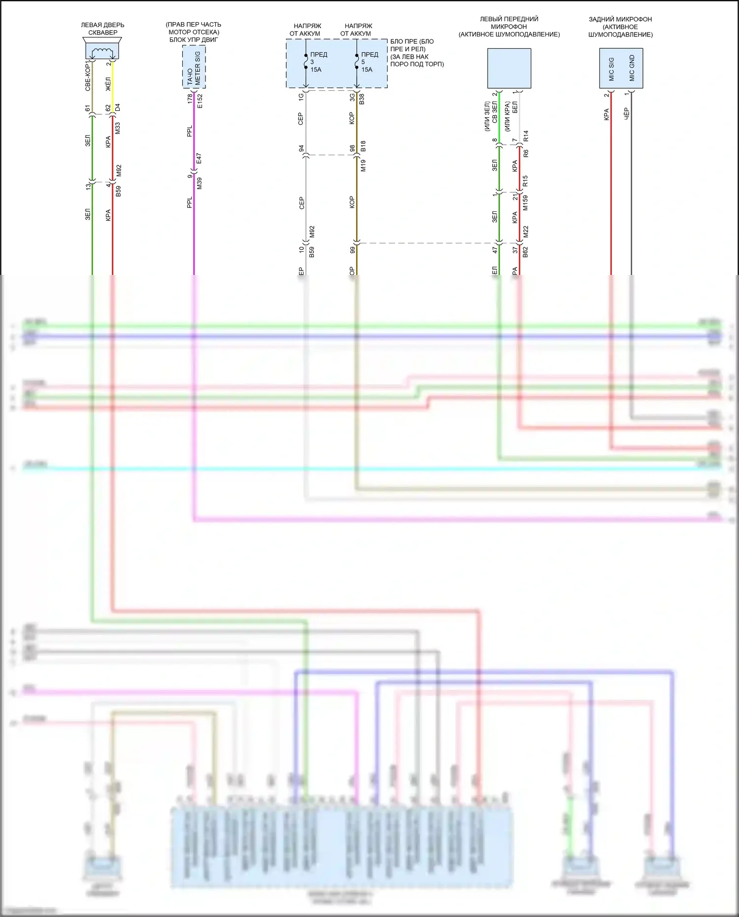 Q60 Infiniti II (2016-2024): Электросхема навигации (4 из 5) 