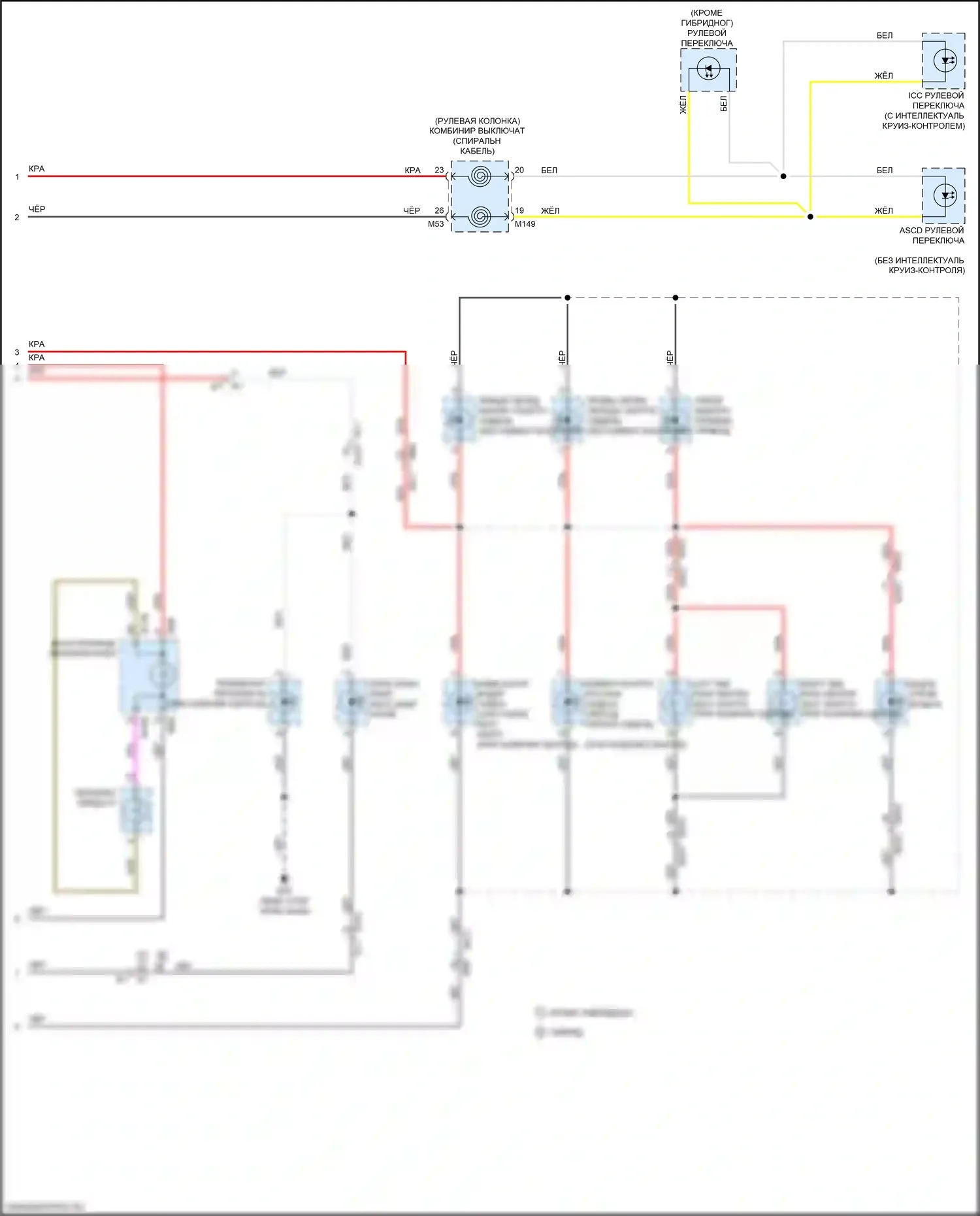 QX60 Infiniti I рестайлинг (2016-2021): Электросхема подсветки приборной панели (3 из 3) 