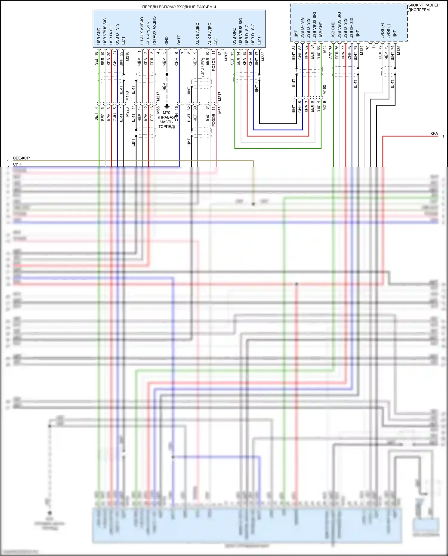 QX60 Infiniti I рестайлинг (2016-2021): Электросхема навигации, гибридная (6 из 7) 