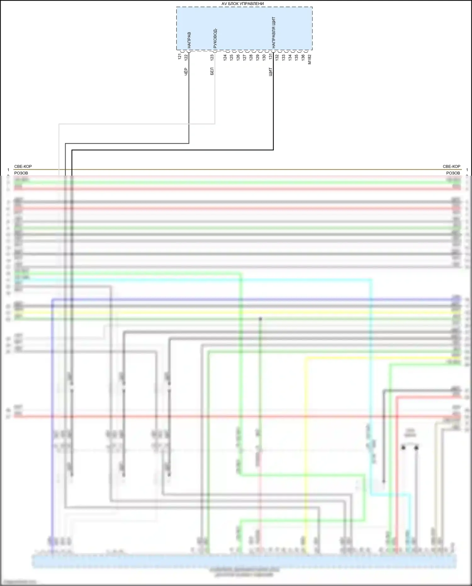 QX60 Infiniti I (2013-2016): Bозе электросхема магнитолы, гибрид с навигацией, без окружения (2 из 12) 