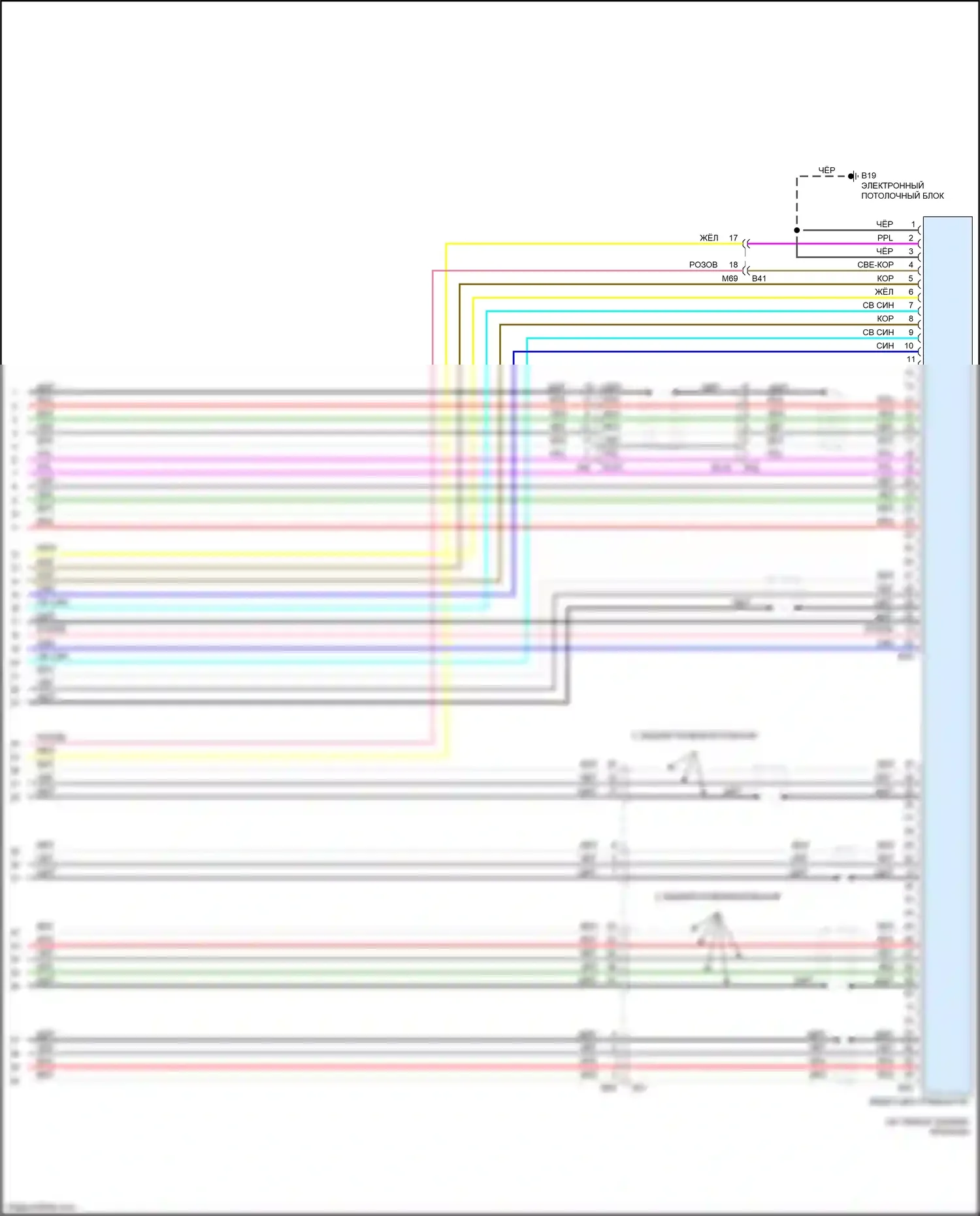 QX60 Infiniti I (2013-2016): Электросхема навигации, гибрид с окружением (13 из 13) 