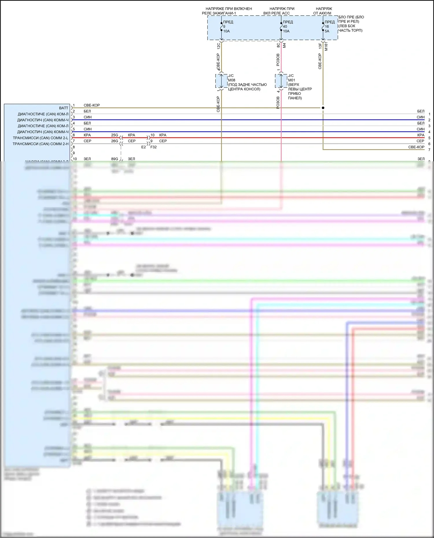 QX60 Infiniti II (2021-2024): Can шина электросхема (1 из 6) 