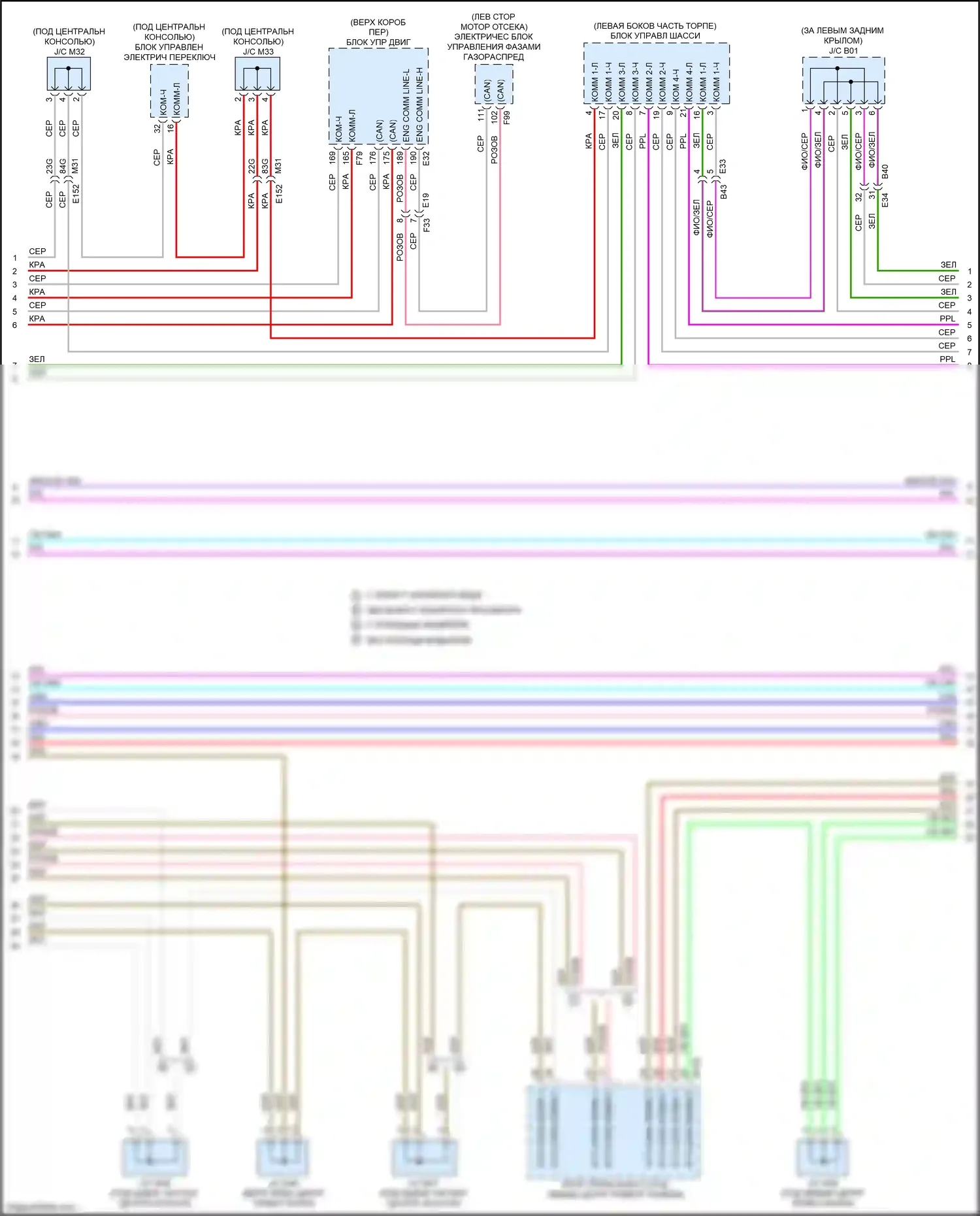 QX60 Infiniti II (2021-2024): Can шина электросхема (3 из 6) 