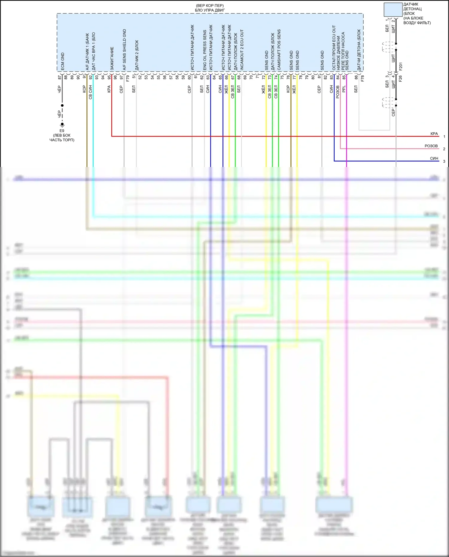QX60 Infiniti II (2021-2024): Электросхема двигателя 3.5l (3 из 7) 