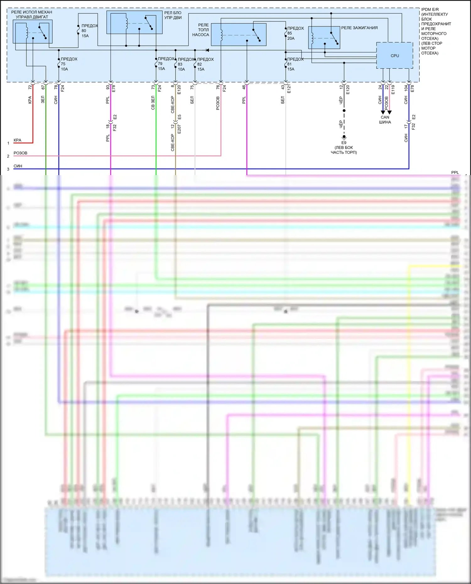 QX60 Infiniti II (2021-2024): Электросхема двигателя 3.5l (4 из 7) 