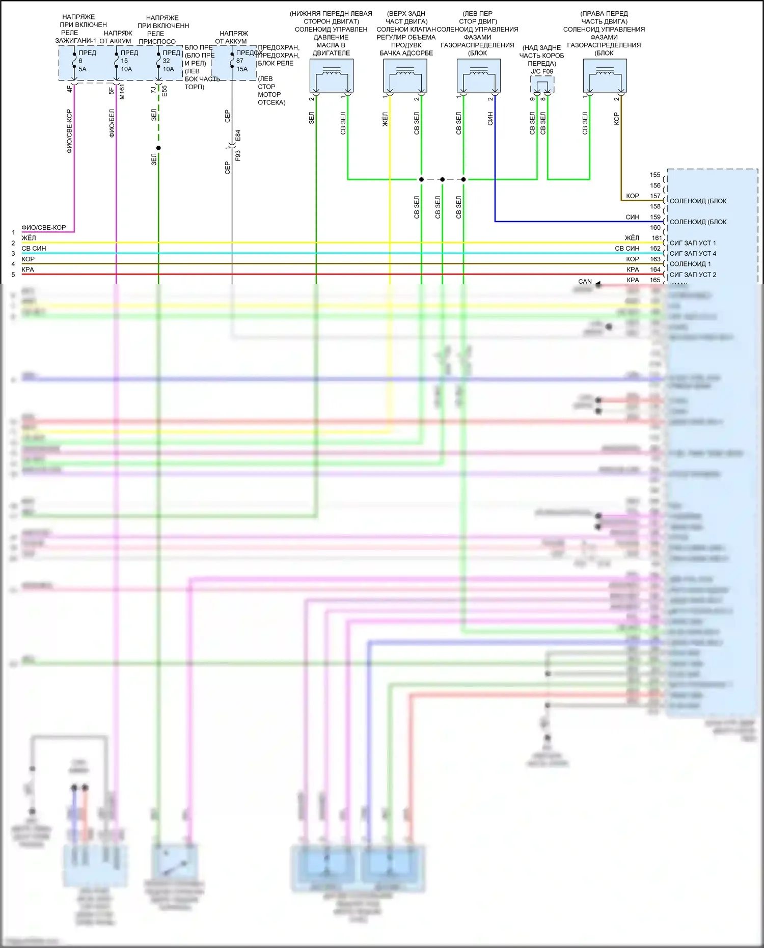 QX60 Infiniti II (2021-2024): Электросхема двигателя 3.5l (7 из 7) 