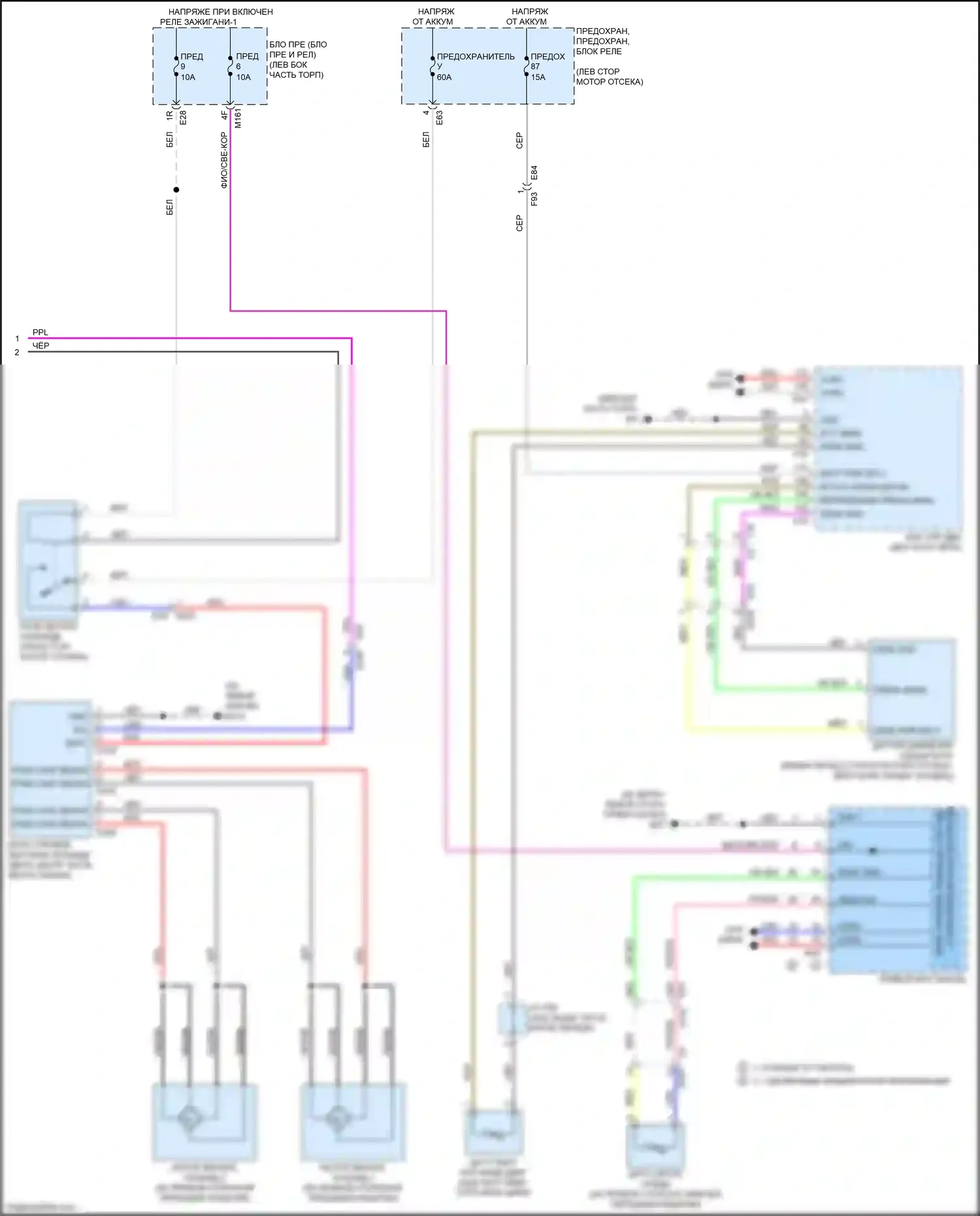 QX60 Infiniti II (2021-2024): Электросхема климат контроля (4 из 4) 