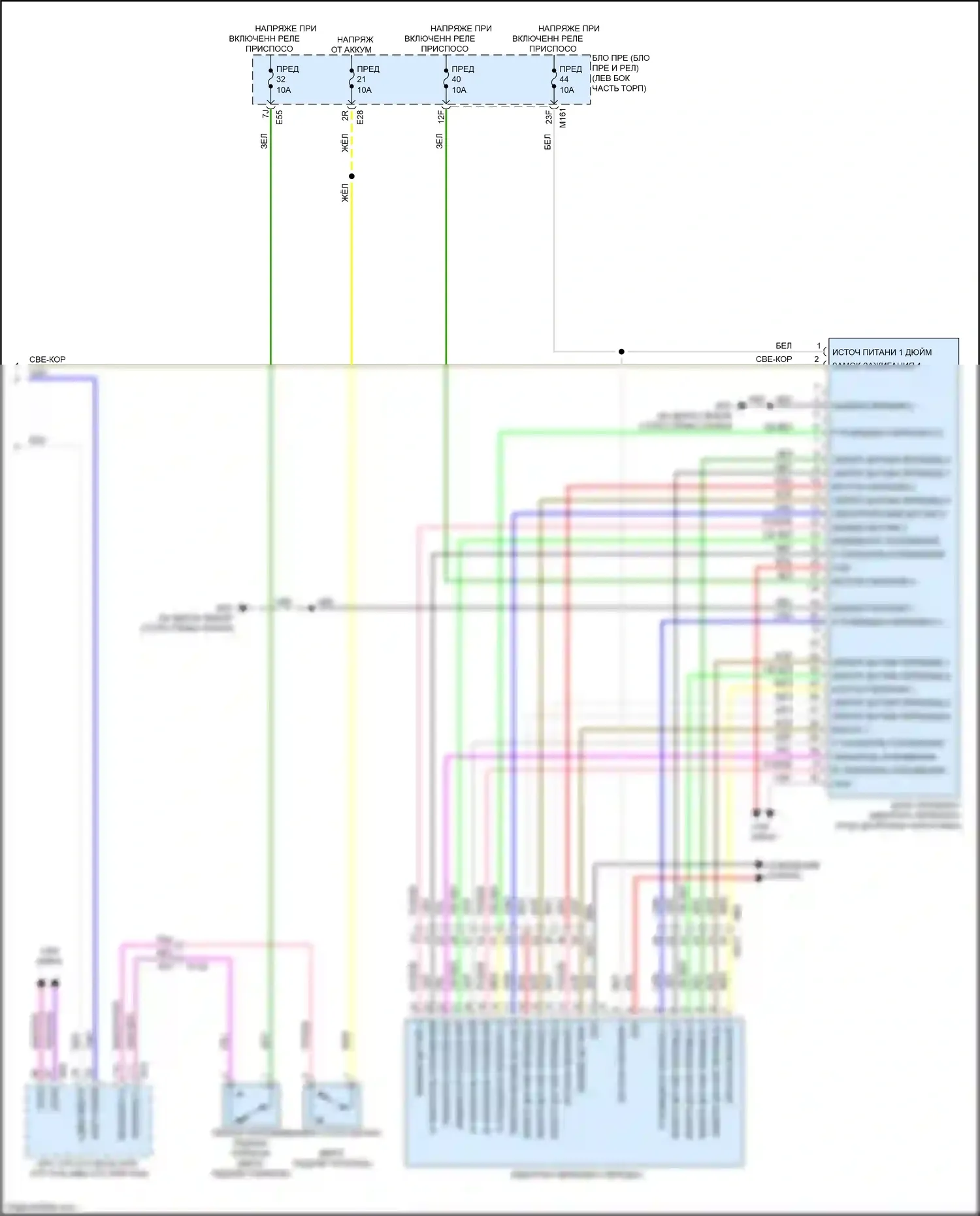QX60 Infiniti II (2021-2024): Электросхема автоматической коробки передач (3 из 3) 
