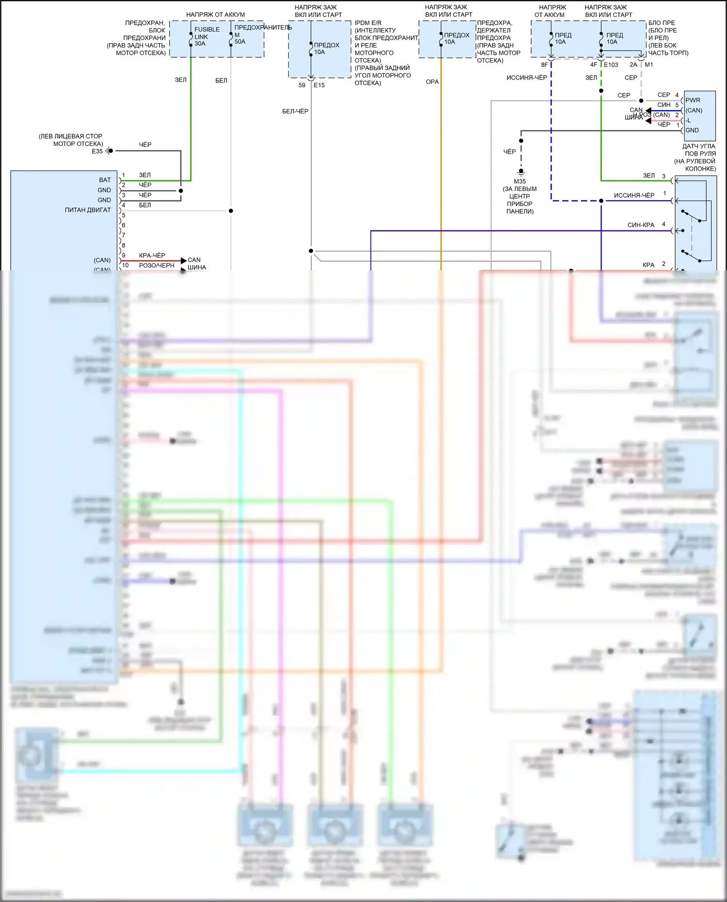 QX80 Infiniti I рестайлинг 3 (2020-2024): Антиблокировочная система abs электросхема 